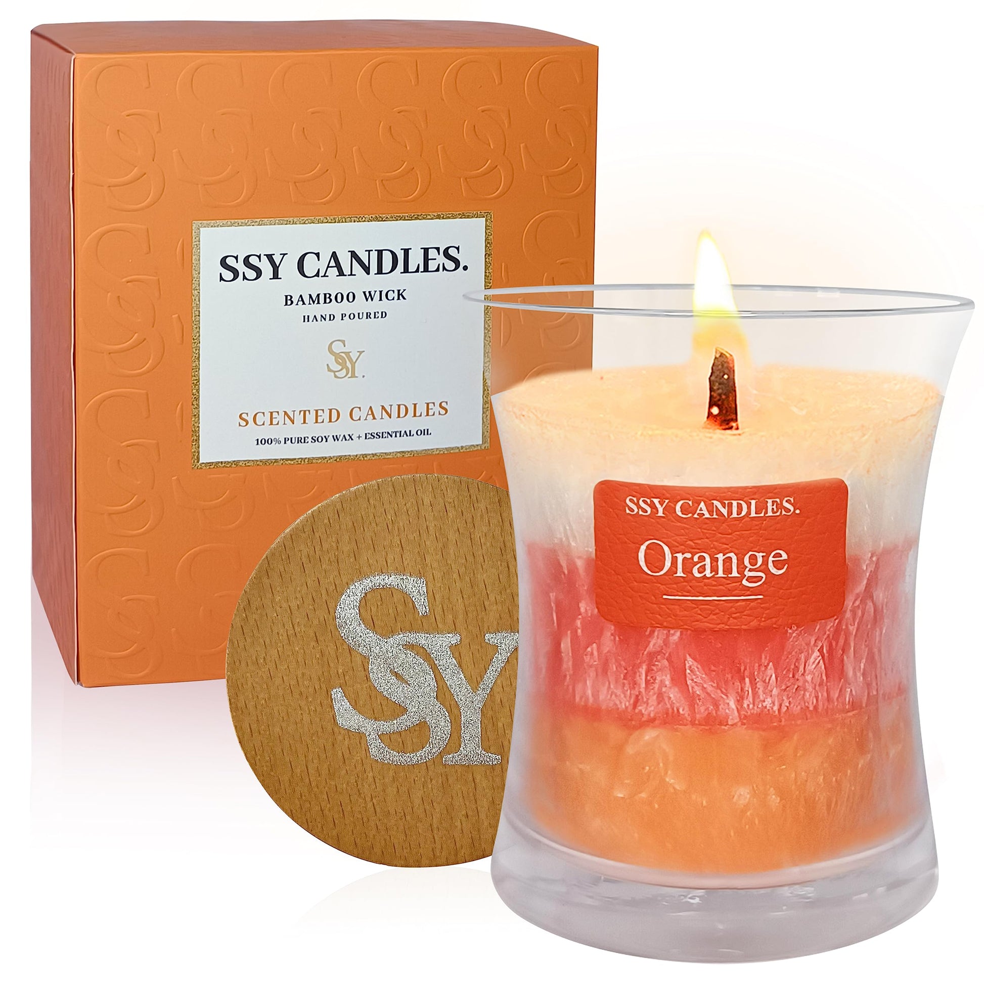 Citrus Jar Aromatherapy Candle Scented Candle Handmade Soy Candles Wood Candles Wick Fragrance SEUCRWAX Au supplements