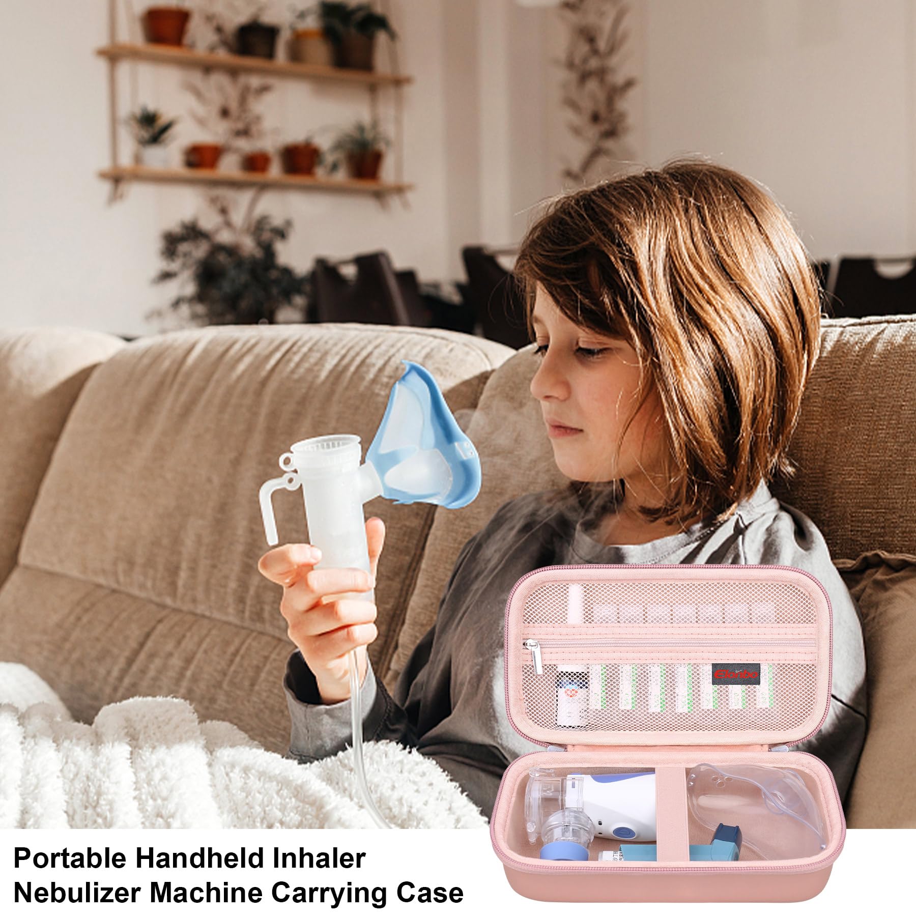 Elonbo Carrying Case Compatible with Portable Handheld Inhaler Nebulizer Machine Elonbo Au supplements