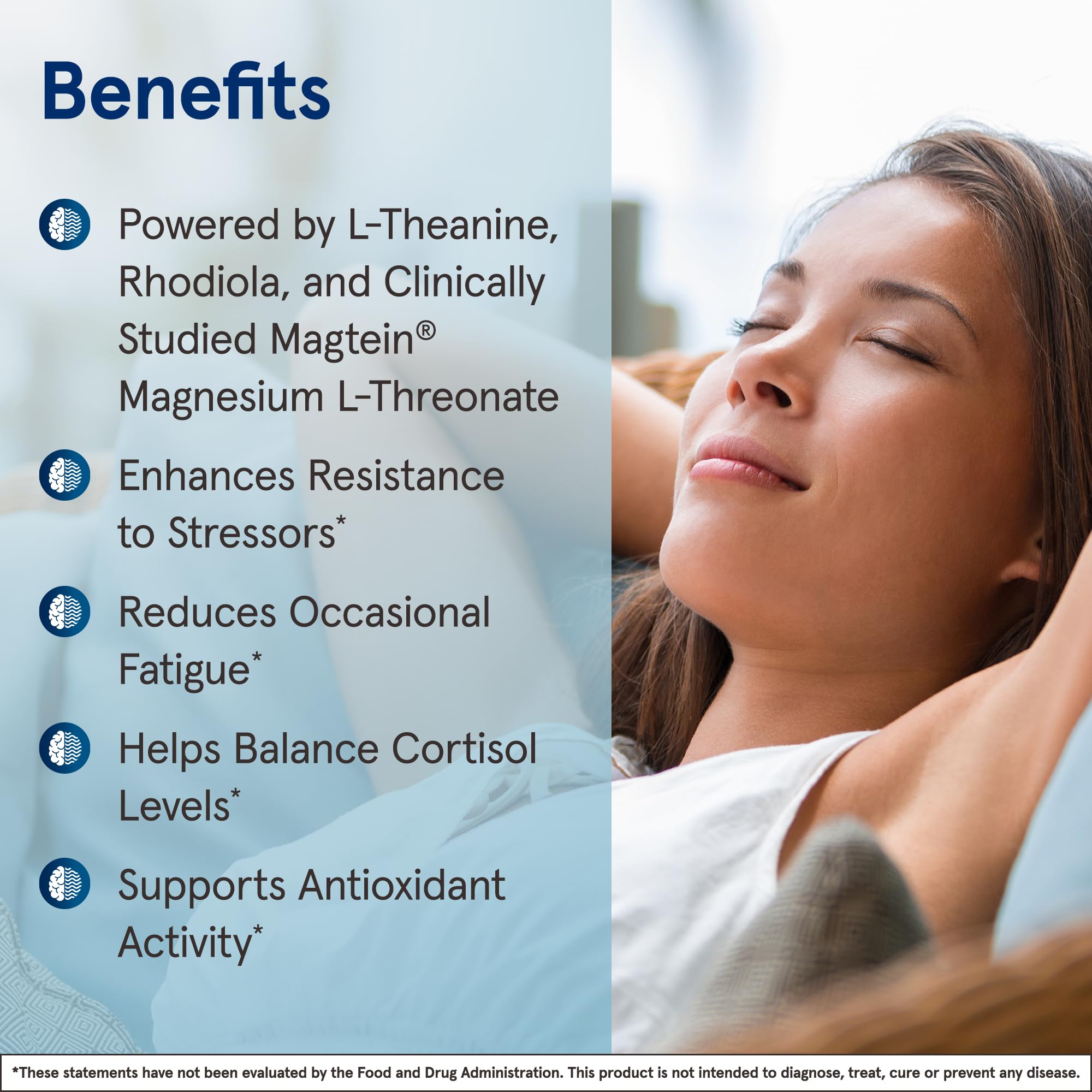 Jarrow Formulas Magnesium L-Threonate, MagMind Stress Resistance with L-Theanine and Rhodiolife, High Absorption Magnesium, Stress Relief and Mood Support, 60 Veggie Capsules, Up to a 30 Day Supply Jarrow Formulas Au supplements