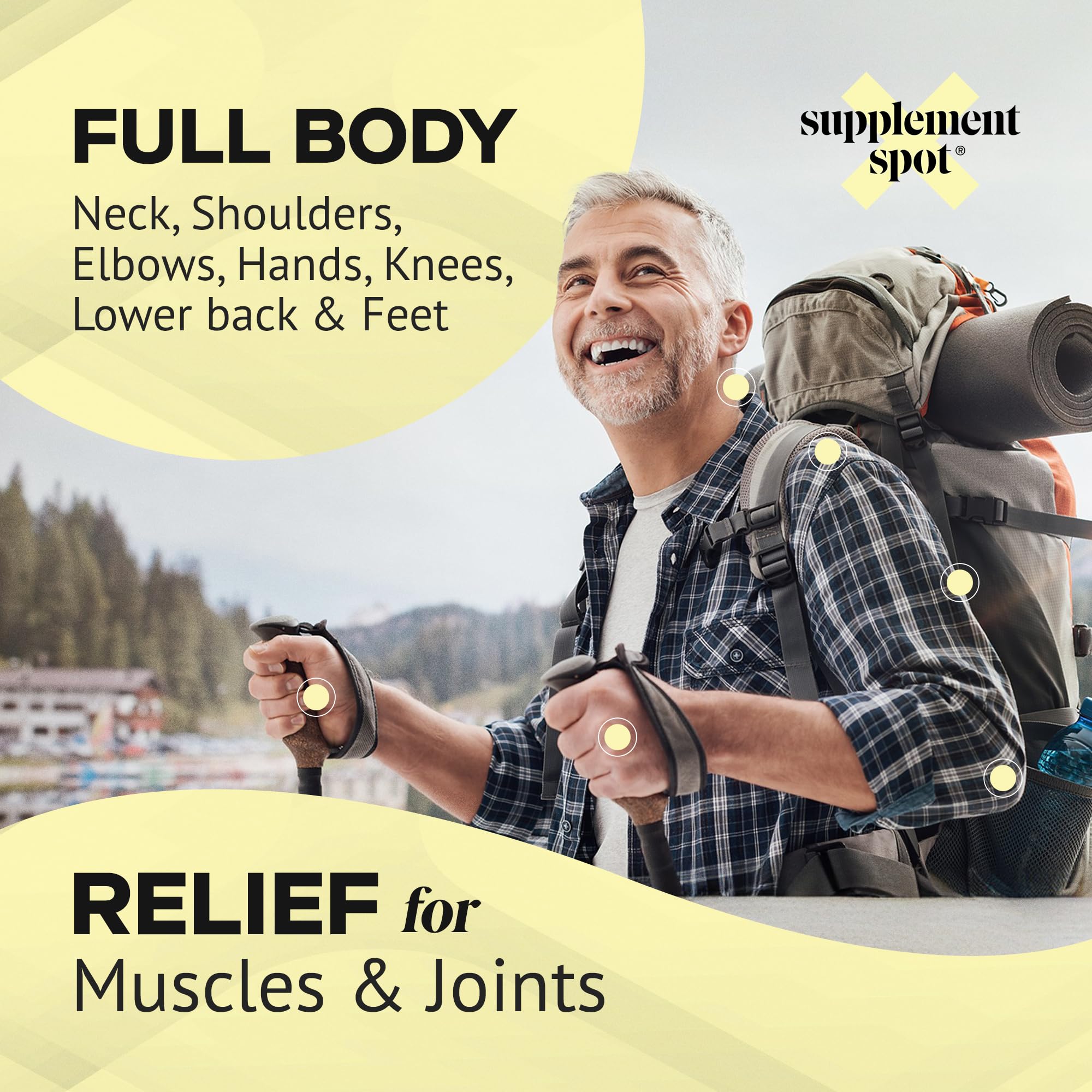Supplement Spot Capsaicin Roll-On Cream 0.075% - Glucosamine Chondroitin MSM Gel with Bromelain – Joint & Muscle Care Bundle Supplement Spot Au supplements
