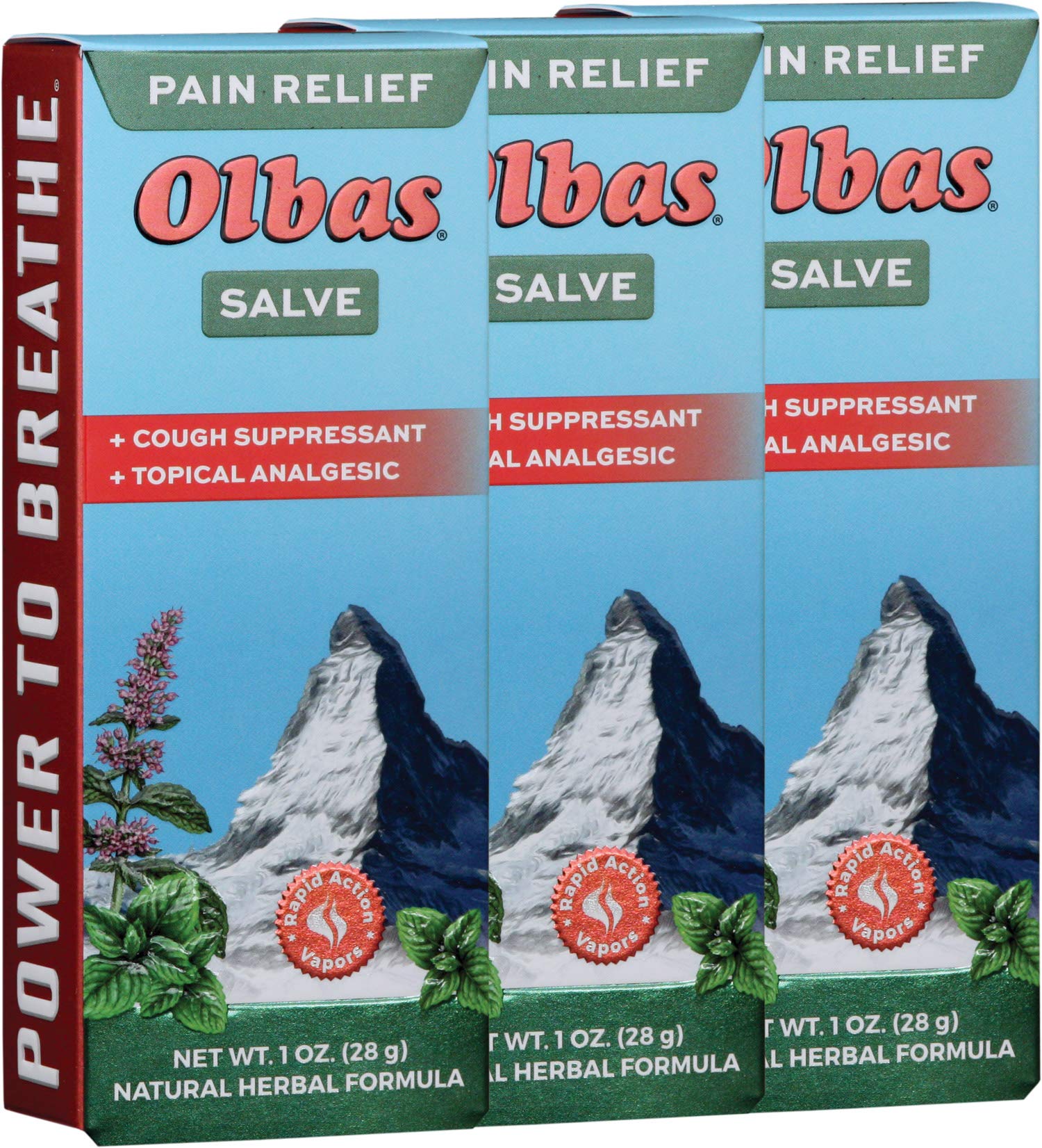Analgesic Salve Tube 1 oz. (3 Pack) Olbas Au supplements
