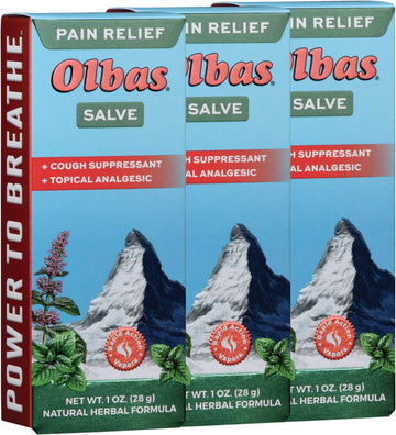 Analgesic Salve Tube 1 oz. (3 Pack) Olbas Au supplements