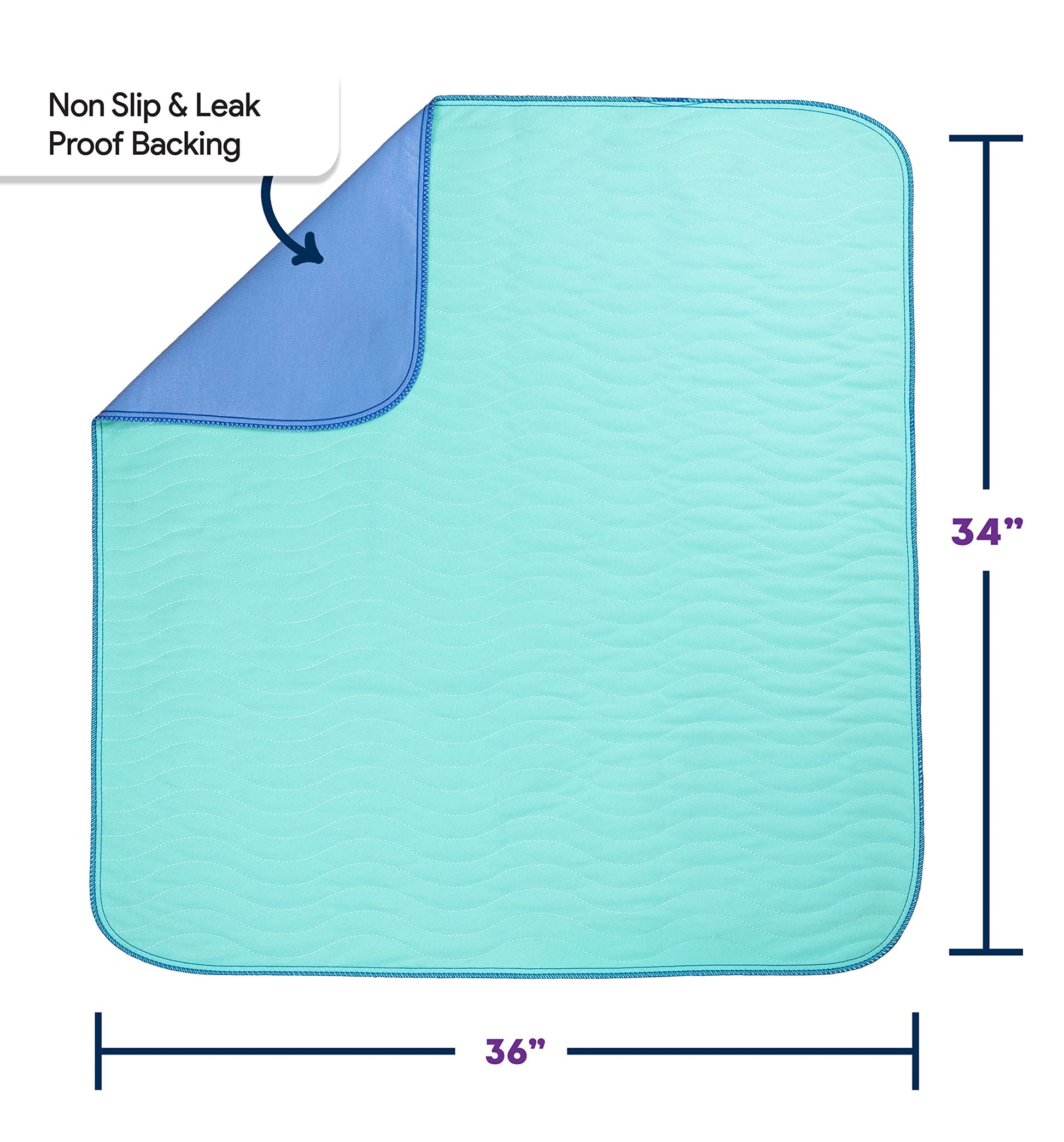 IMPROVIA® Washable Underpads 34" x 36" (Pack of 10) Heavy Absorbenc IMPROVIA Au supplements