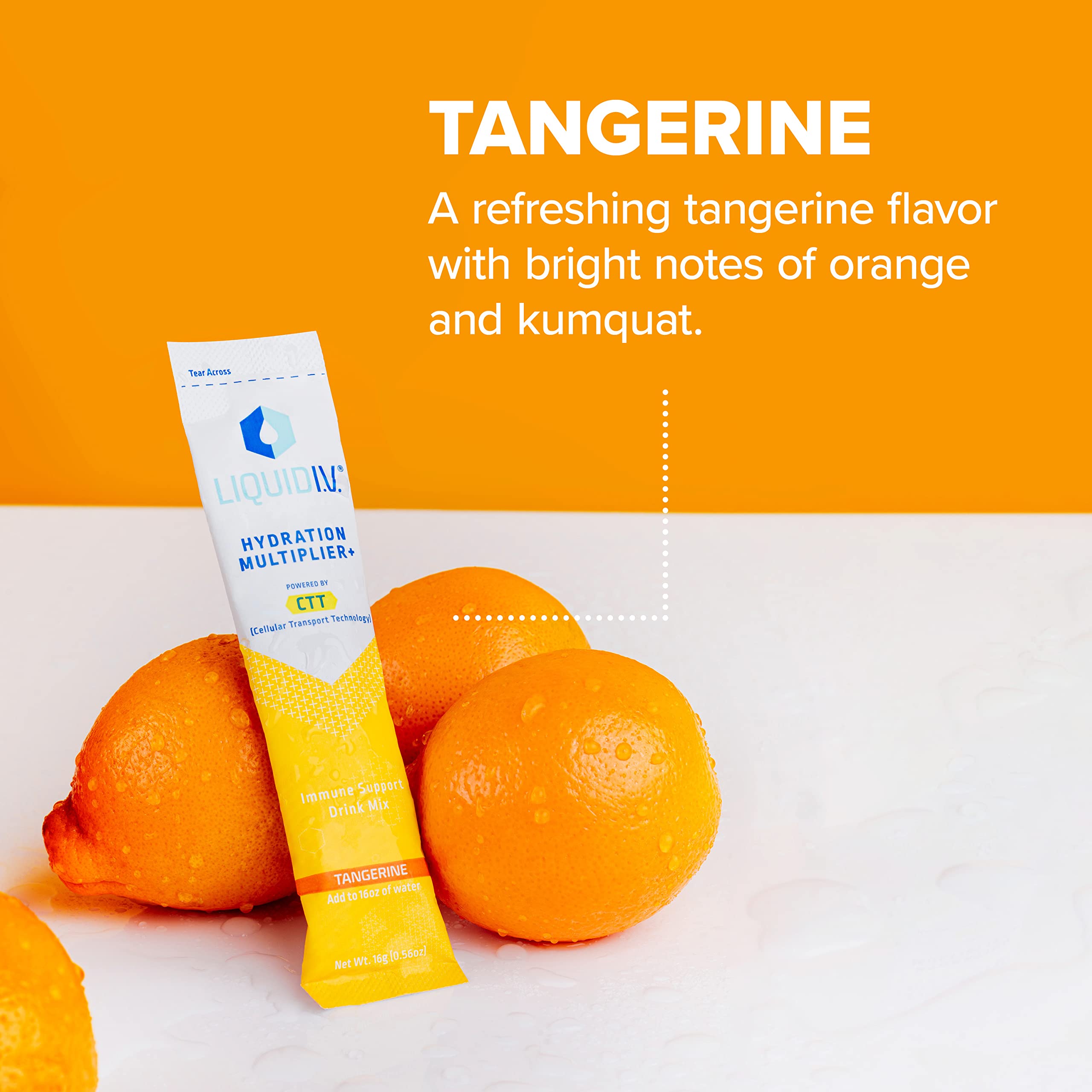 Liquid I.V. Hydration Multiplier + Immune Support - Tangerine - Hydration Powder Packets Liquid I.V. Au supplements