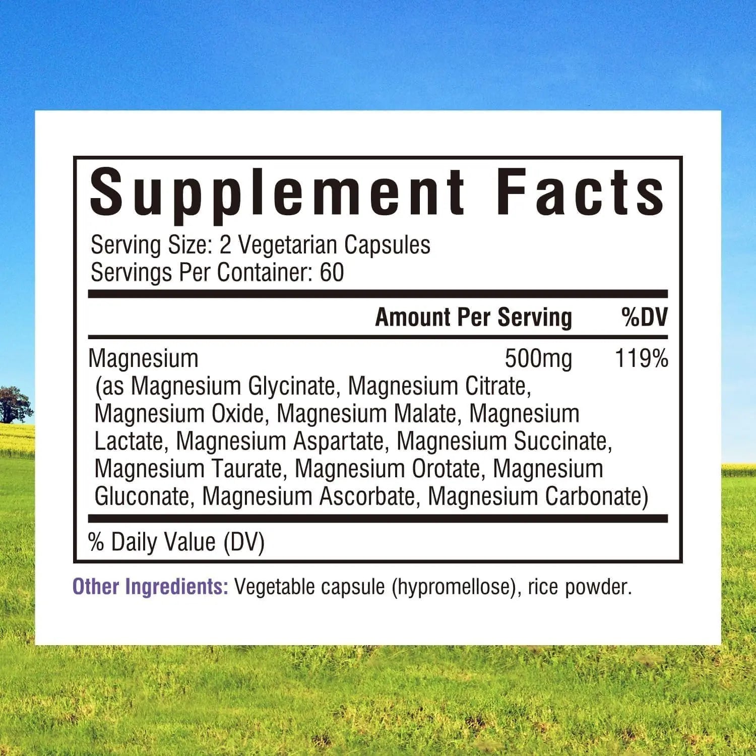 Innate Vitality 12-in-1 Magnesium Complex, 500 mg Elemental Mag, with Magnesium Glycinate Malate Taurate Aspartate & More, Non-GMO, for Nerves, Sleep, Heart, Energy, 120 Veg Caps Innate Vitality Au supplements