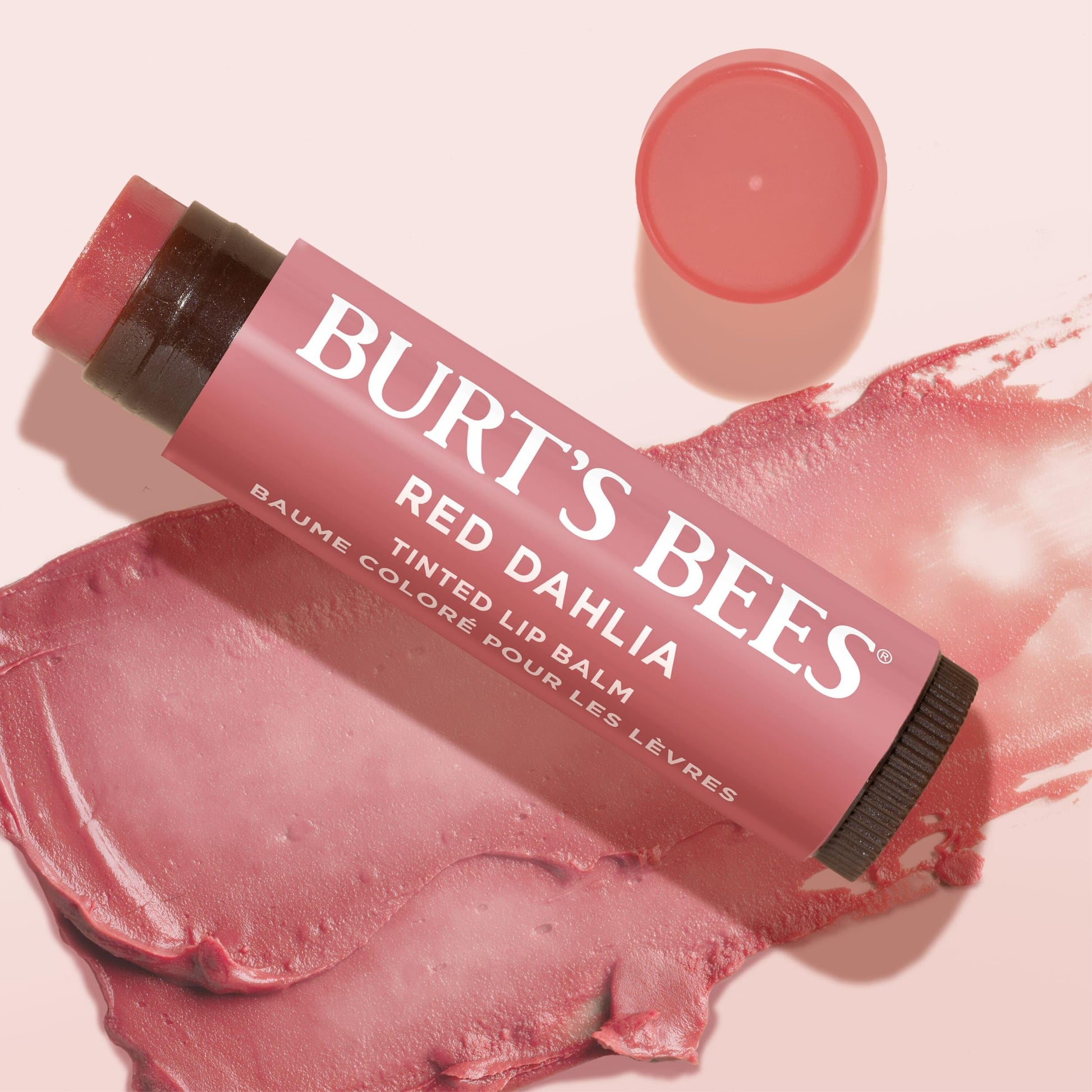 Burt's Bees Lip Tint Balm with Long Lasting 2 in 1 Duo Tinted Balm Formula, Color Infused with Deeply Hydrating Shea Butter for a Natural Looking Buildable Finish, Fiery Red Dahlia (2-Pack) Burt's Bees Au supplements
