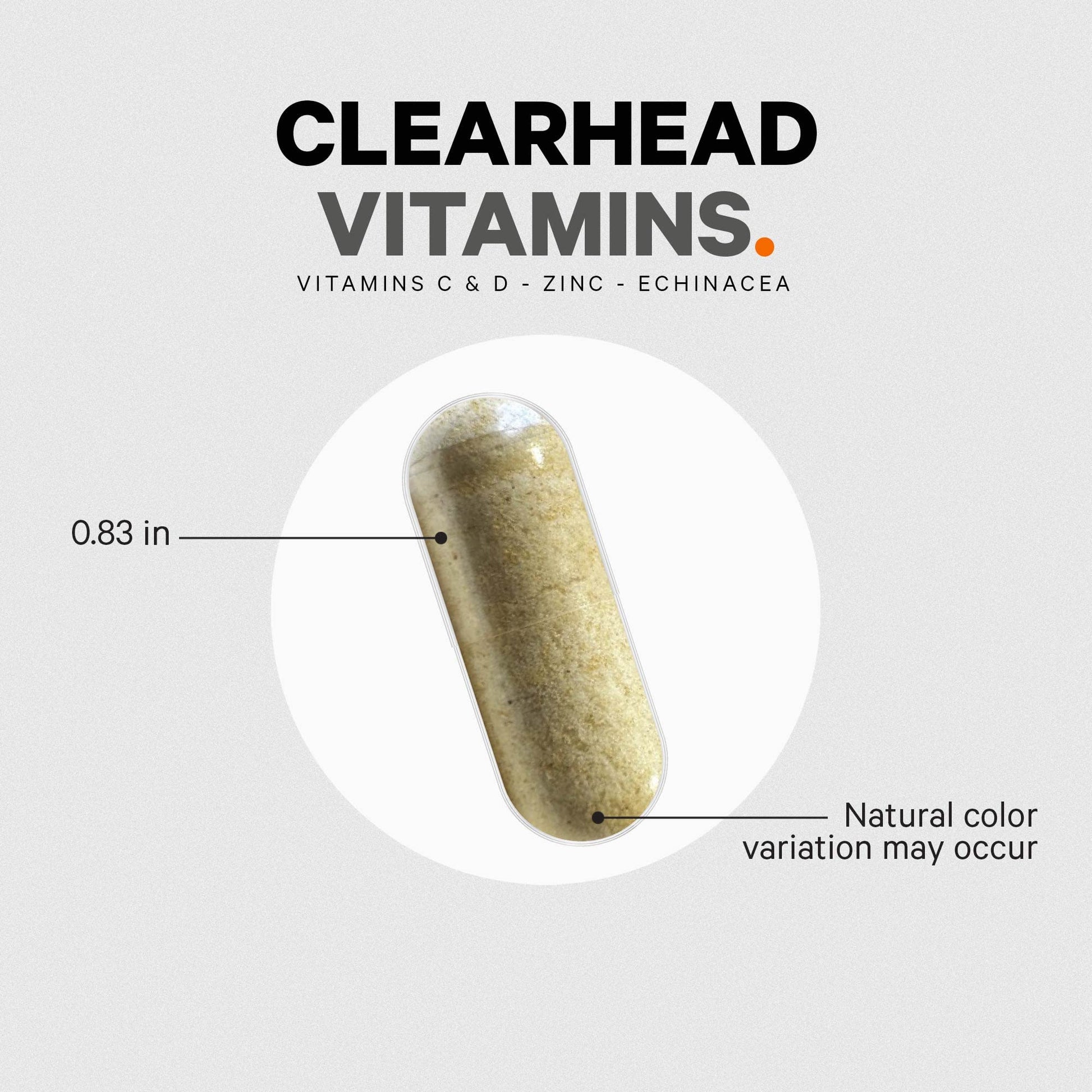 Codeage Clearhead Echinacea+ Supplement - Echinacea, Schisandra, Feverfew, Coptis, American Ginseng, Astragalus, Garlic, Probiotics, Vitamins C & D3, Zinc, Selenium - Clear Head Vitamin - 90 Capsules Codeage Au supplements