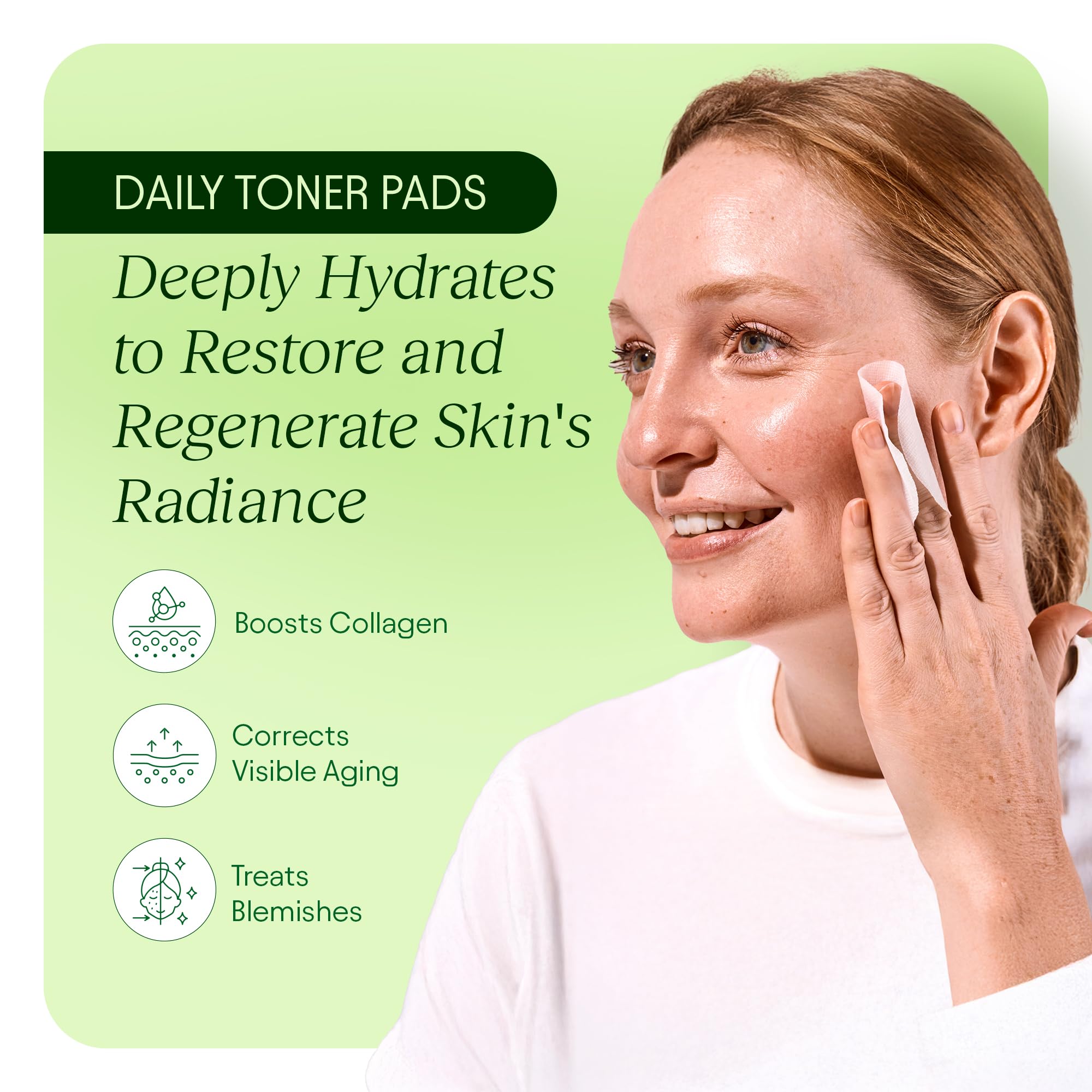 JiYu Toning Polish Pads - Korean Skincare for Dark Spots, Wrinkles & Dull Skin - Hydrating Facial Treatment with Snail Mucin, Niacinamide, Peptides & Centella - 100 Count JiYu Au supplements