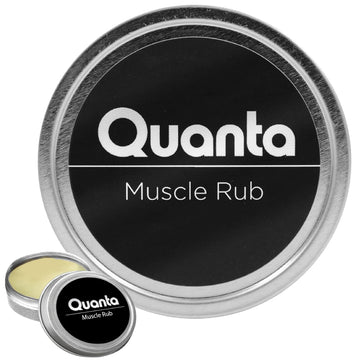 Quanta Muscle Rub - Coconut Oil, Vitamin E, Arnica, Ginger Root, Turmeric & Lavender – 1 oz Quanta Au supplements