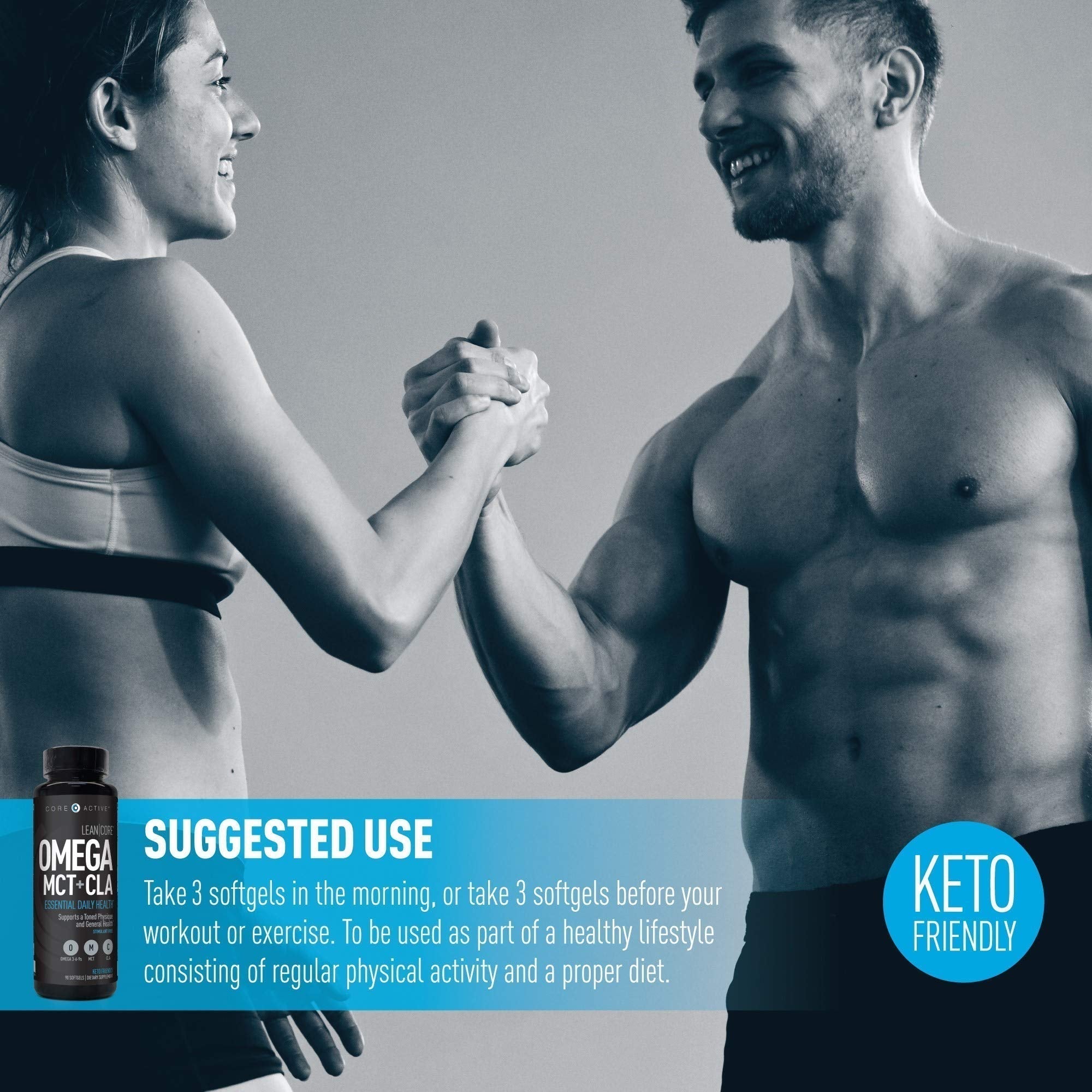 Lean CORE Omega MCT + CLA - Stimulant Free Health Formula, Lean Muscle & Toned (CORE)ACTIVE Au supplements