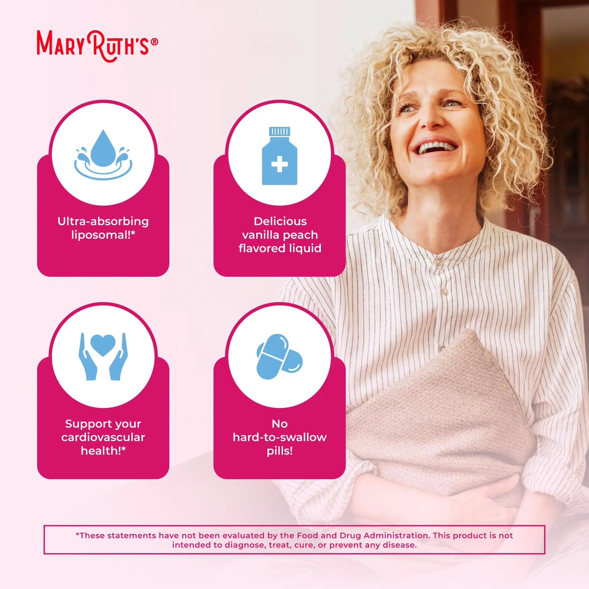 MaryRuth’s Multivitamin Liposomal for Women 40+ | Womens Multivitamin Liposomal | Immune Support Supplement | Menopause Supplement | Methylated Multivitamin | Vegan | Sugar Free | Non-GMO |15.22 Fl Oz MARYRUTH'S Au supplements