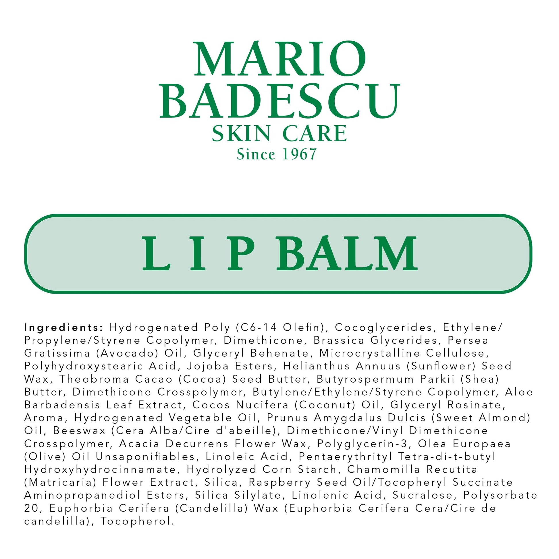 Mario Badescu Moisturizing Original Lip Balm for Dry Cracked Lips, Infused with Coconut Oil and Shea Butter, Ultra-Nourishing Lip Care Moisturizer for Soft, Smooth and Supple Lips, 0.35 Oz Mario Badescu Au supplements