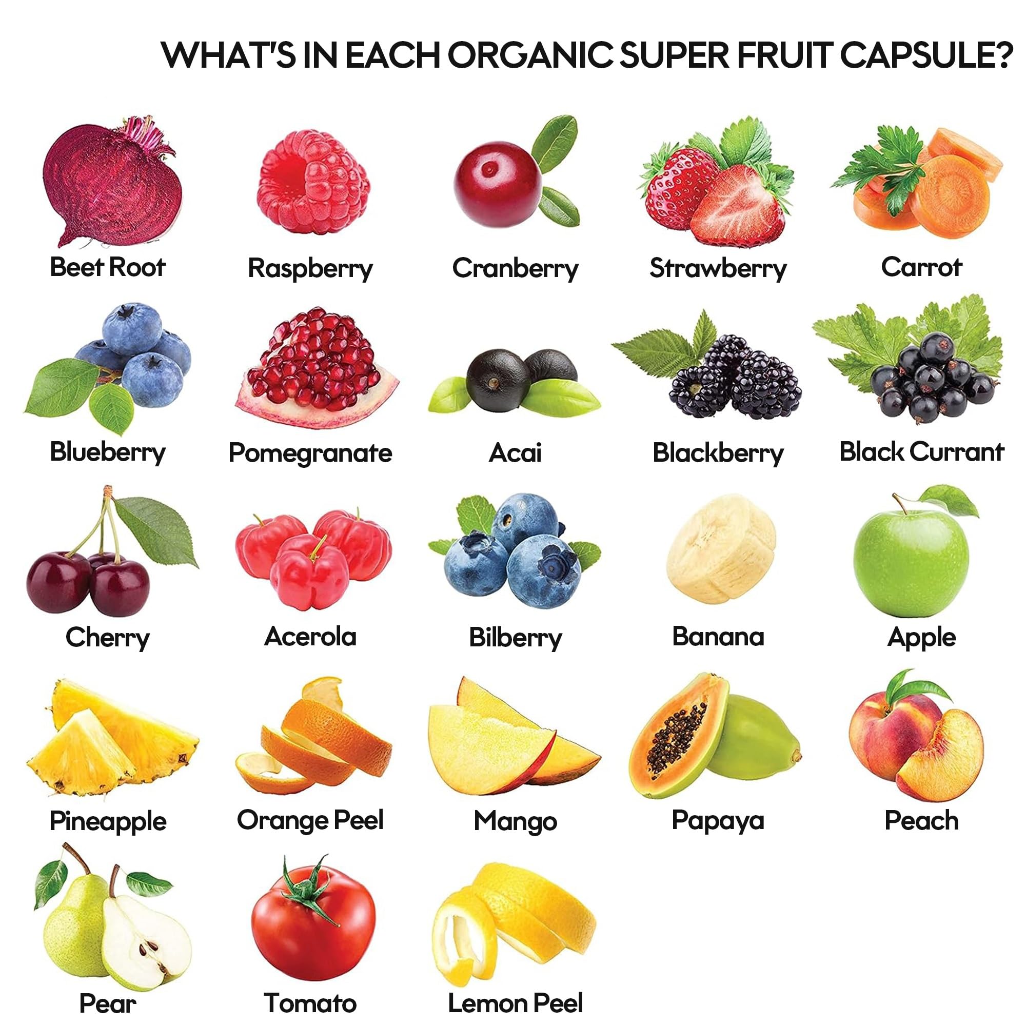 Fruits and Veggies Supplement (60 Day Supply) Powerfull Blend of 39 Whole Fruits and Veggies, Fills Nutritional Gaps, Get Energy, Well-being. USA Made Non-GMO/Vegan/Gluten Free. Packaging May Vary ROOTIE Au supplements
