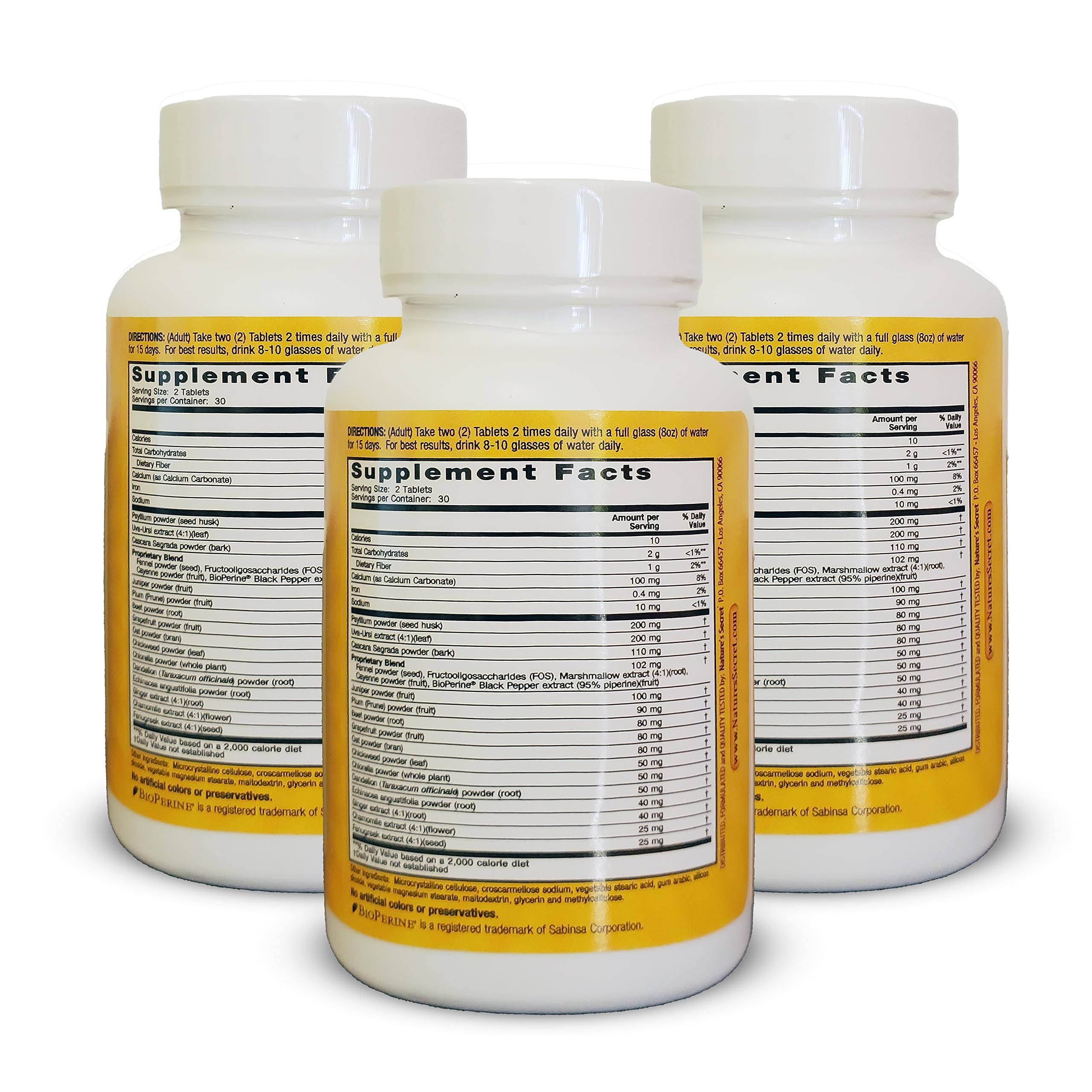 Nature's Secret 15-Day Weight Loss Support Cleanse & Flush (Pack of 3) Nature's Secret Au supplements