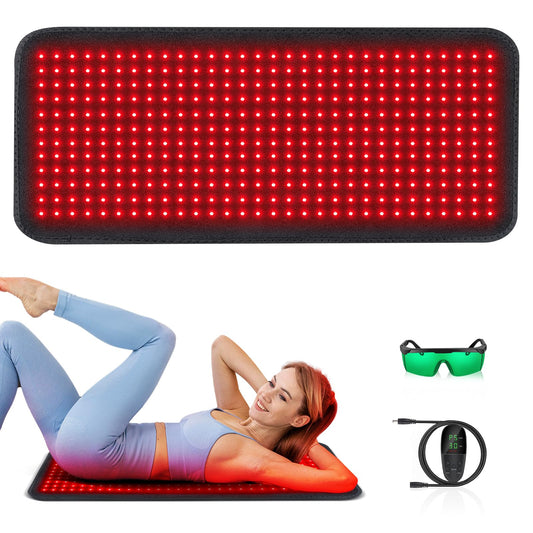 RUISQM Red Light Therapy Mat for Body - 360 LEDs Large Red & Infrared Light Therapy Pad Blanket RUISQMAU supplements
