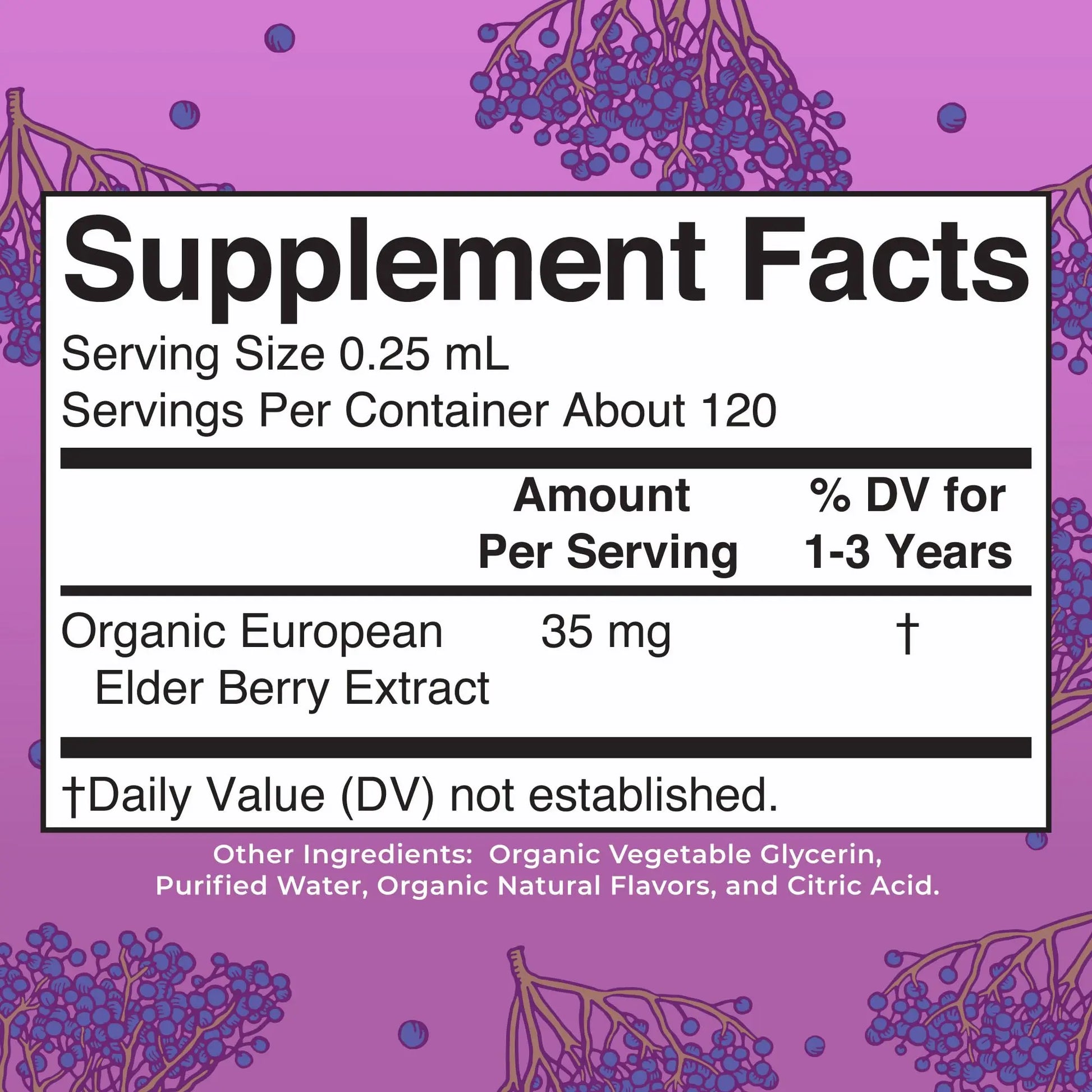 MaryRuth Organics Toddler Elderberry Syrup, USDA Organic Elderberry, Sugar Free Kids Immune Support Supplement for Ages 1-3 Years, Clean Label Project Verified®, Vegan, Non-GMO, Gluten Free, 1 Fl Oz MARYRUTH'S Au supplements