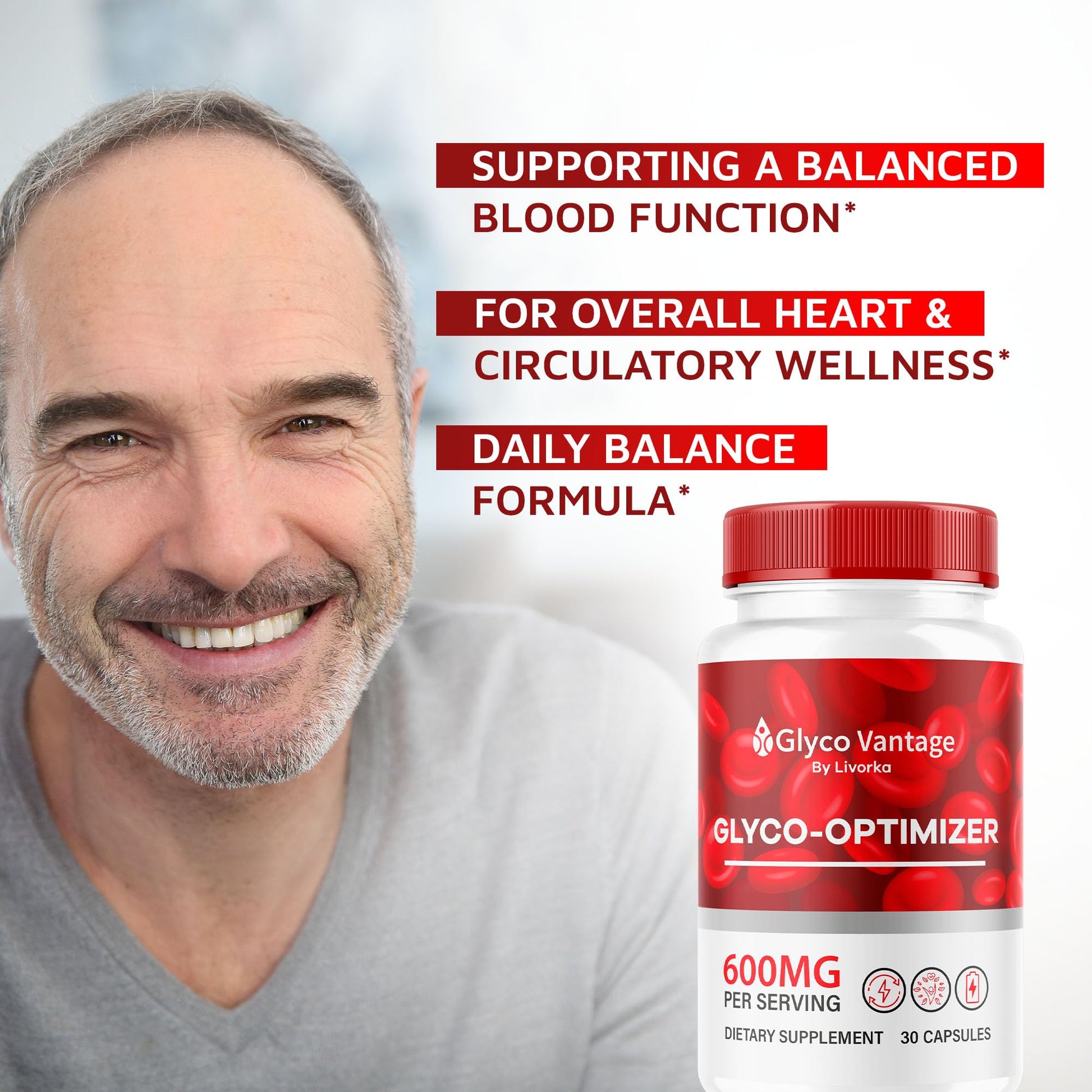 (2 Pack) Glyco Vantage Glyco Optimizer, Glyco Vantage, Glyco Vantage Capsules, Glyco Vantage Joint Optimizer, GlycoVantage Glyco Optimizer Pills, Glyco Vantage Support, 60 Capsules For 2 Months LIVORKA Au supplements