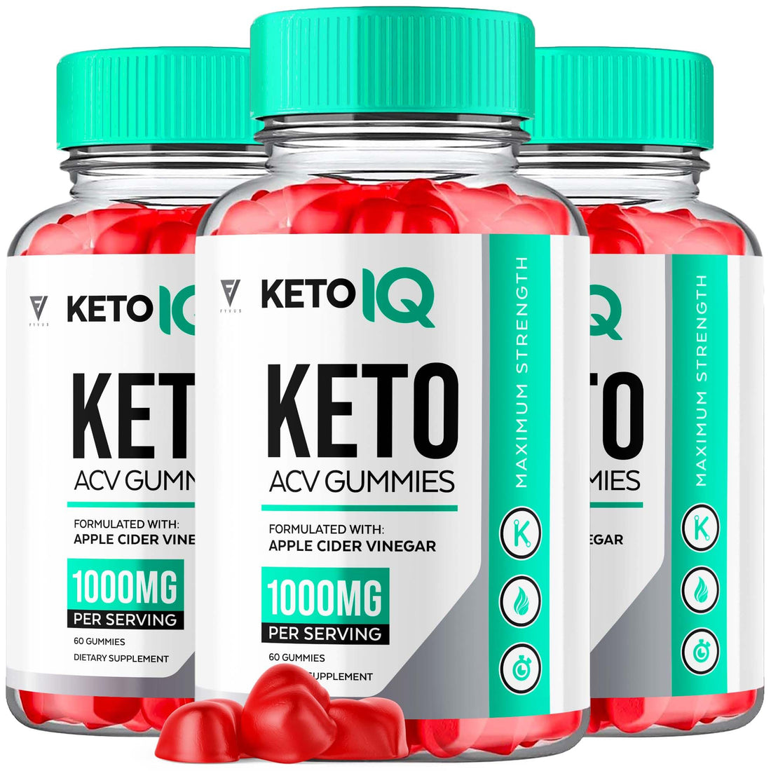 (3 Pack) Keto IQ KetoIQ Keto ACV Gummies, Keto IQ ACV Gummies Advanced Weight Loss Fyvus Au supplements