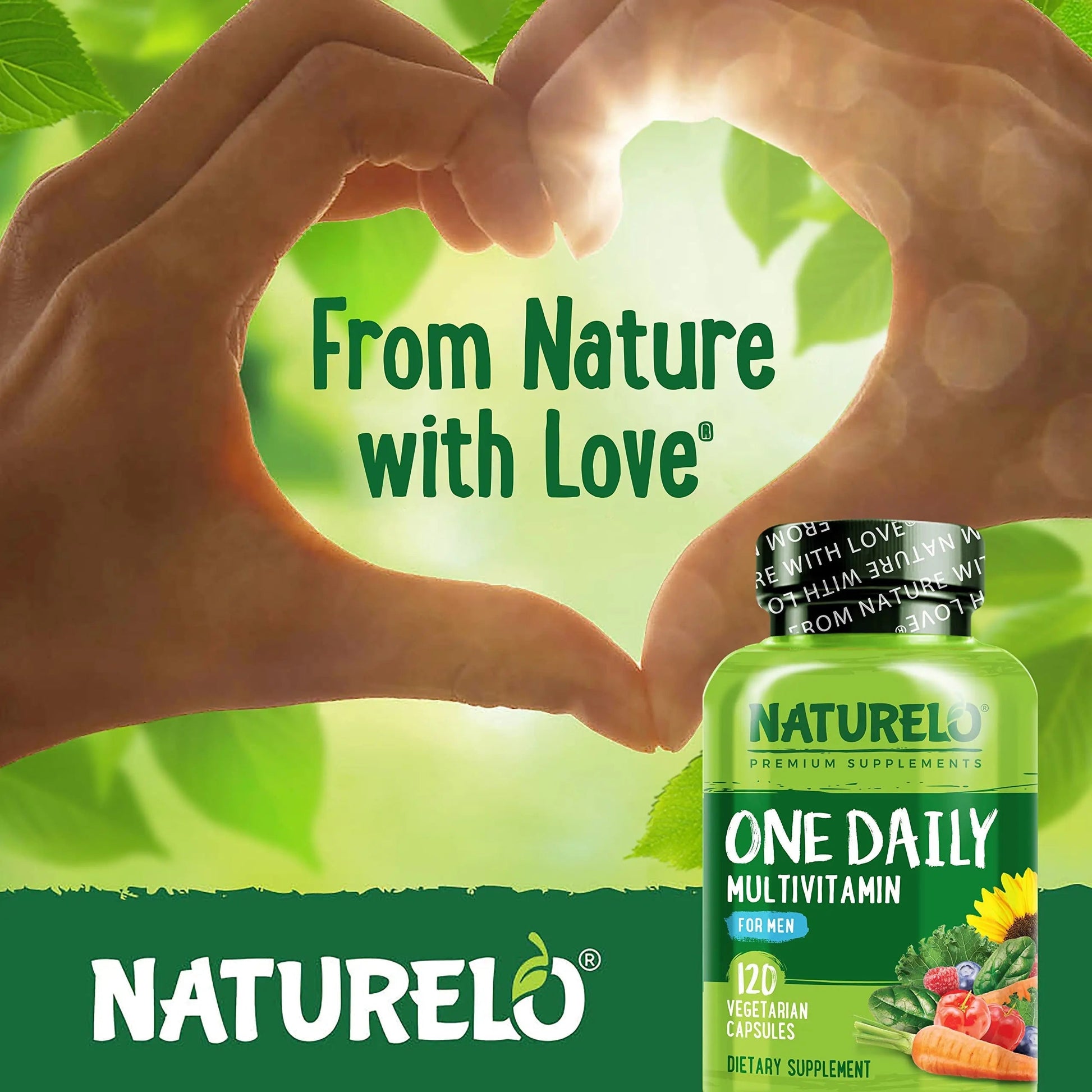 NATURELO One Daily Multivitamin for Men, 120 Vegetarian Capsules One Daily Multivitamin for Women NATURELO Au supplements
