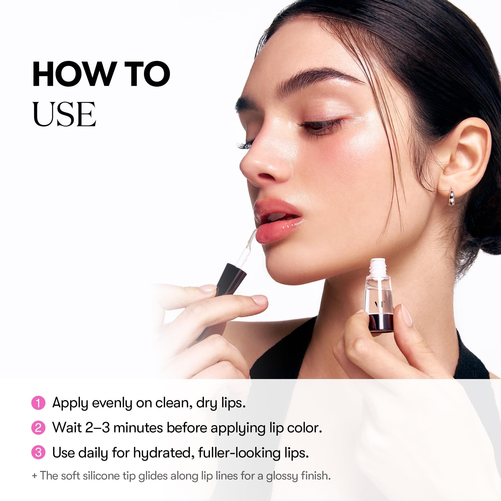 VTCOSMETICS Reedle Shot Lip Plumper, 0.15 oz (4.3 g), Moisturizing, Transparent, Lip Gloss, Fragrance-free, Korean Cosmetics (Expert) VT COSMETICS Au supplements
