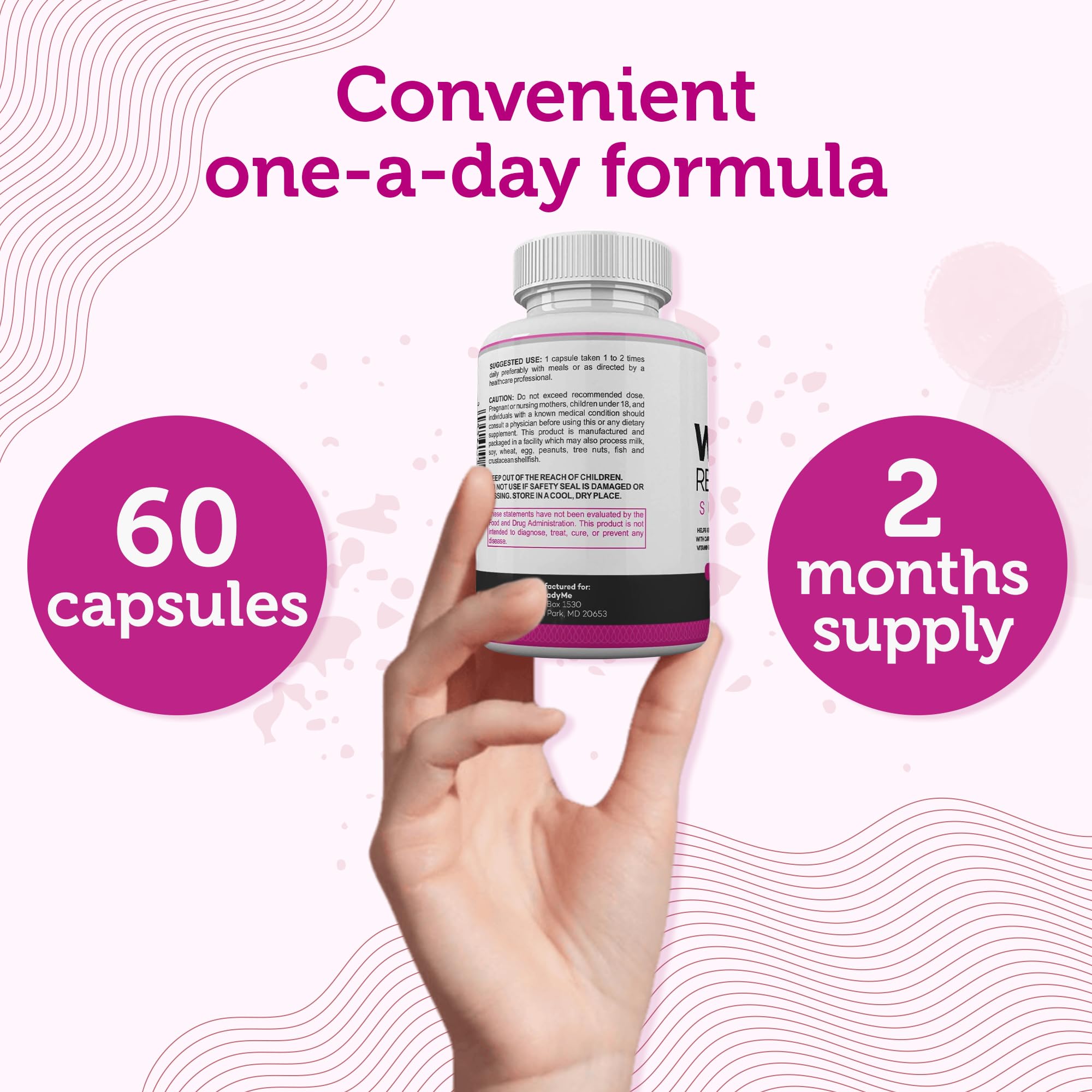 Water Retention Pills for Women Bloating Relief with Vitamin B6, Dandelion & Green Tea Natural LADYME WOMEN'S HEALTH Au supplements