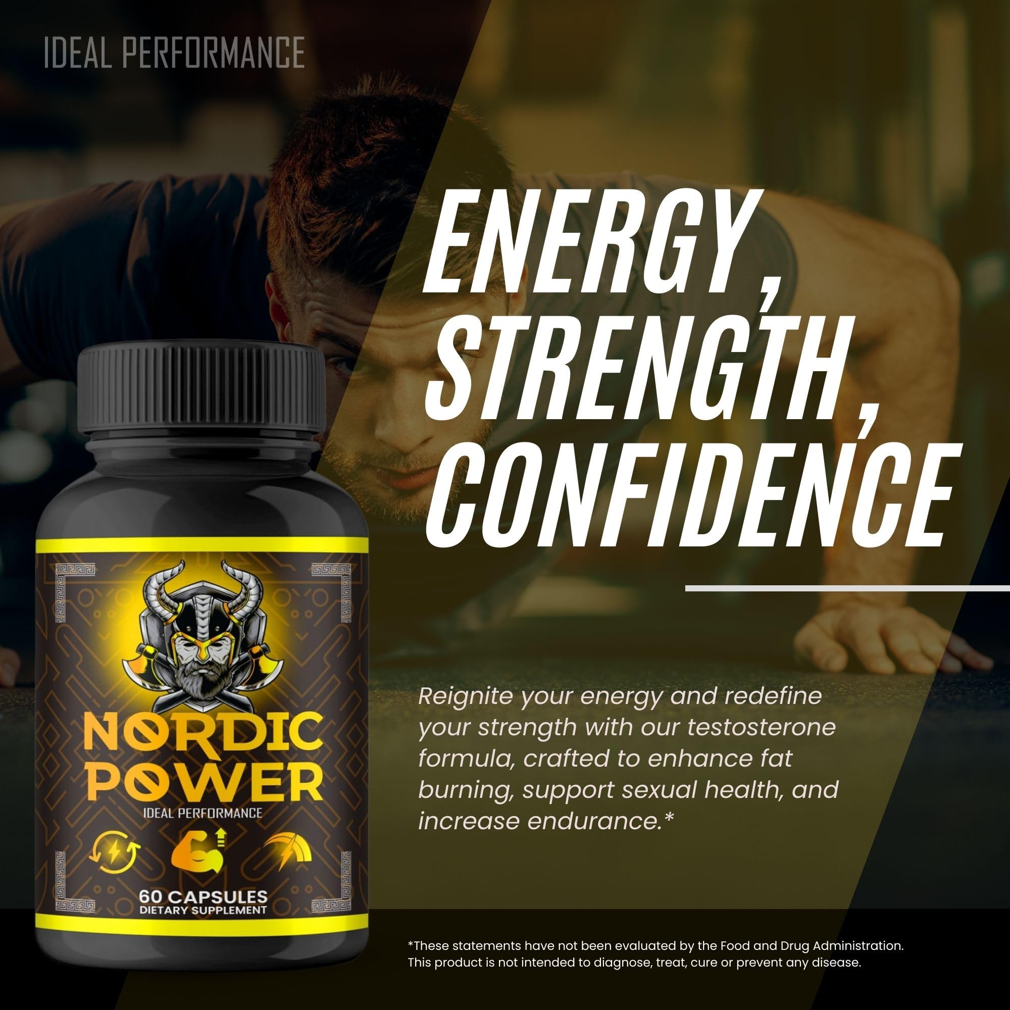 Nordic Power Pills, Official Nordic Power Capsules - Maximum Strength Energy, Stamina and Performance, Premium Formula to Support Overall Well-Being, Natural NordicPower Pastillas Review (2 Pack) IDEAL PERFORMANCE Au supplements
