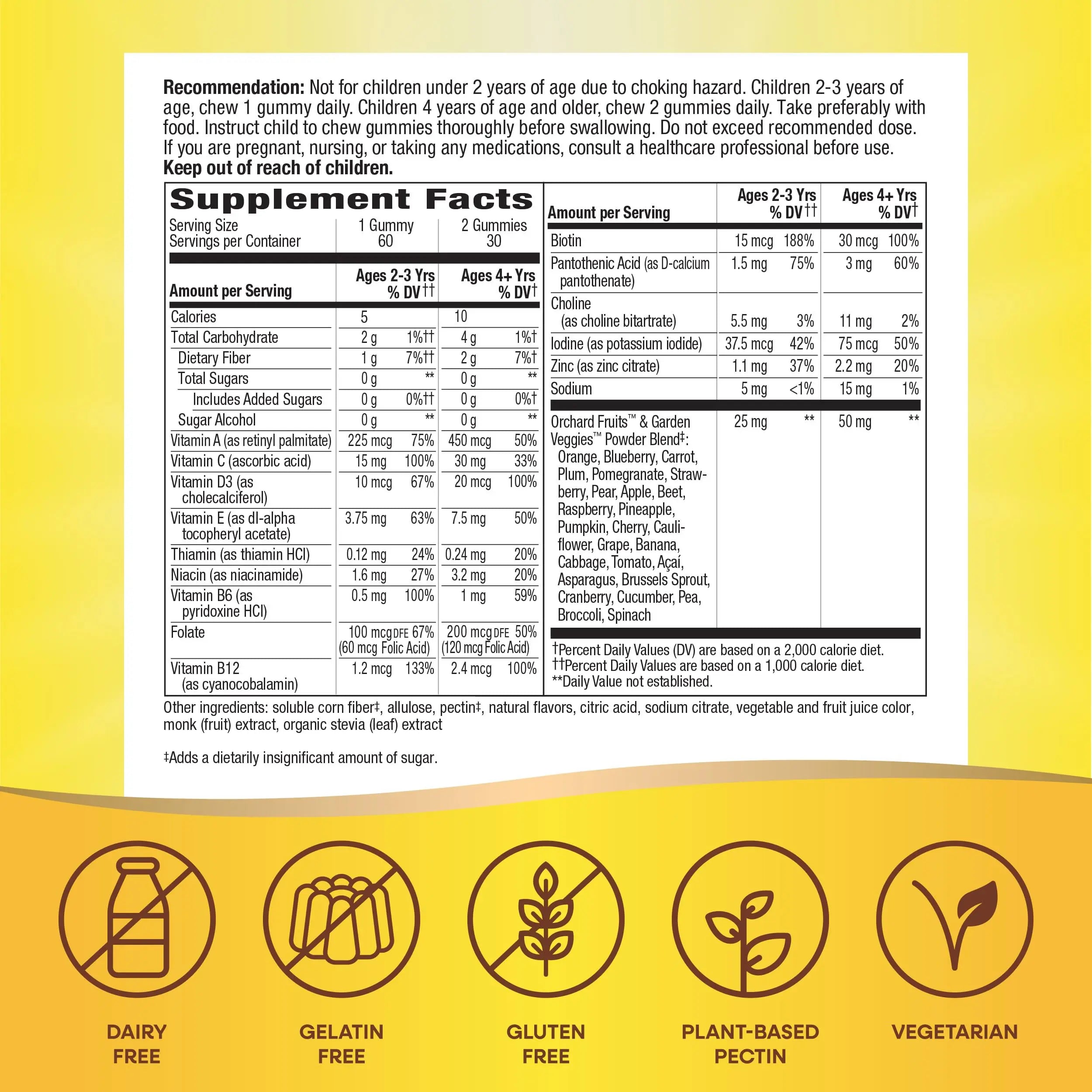 Nature’s Way Alive! Kids Zero Sugar Gummy Multivitamins, for Kids Ages 2+, Supports Bone, Eye & Immune Health Nature's Way Au supplements