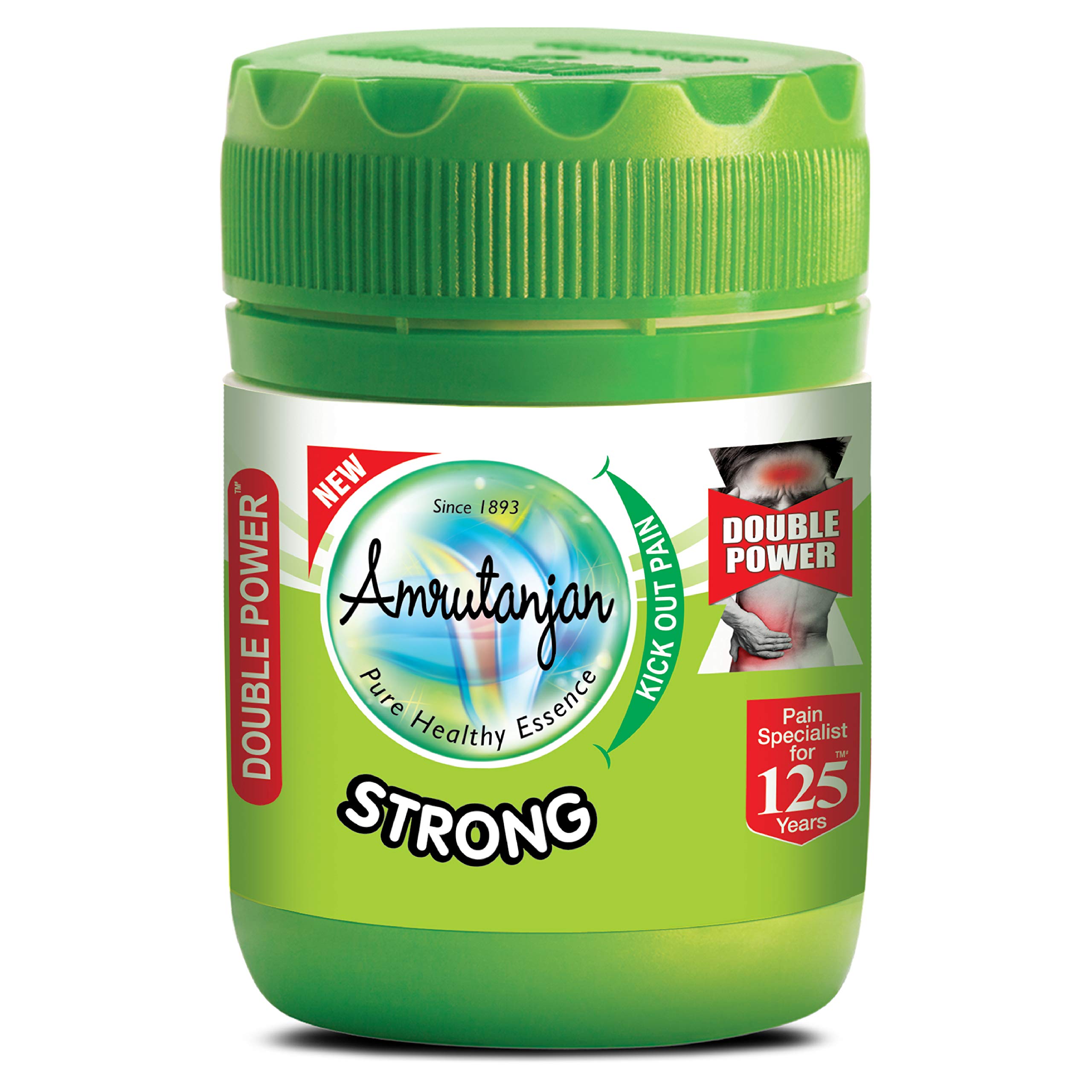 Amrutanjan Strong Pain Balm Double Power - 50ml Amrutanjan Au supplements