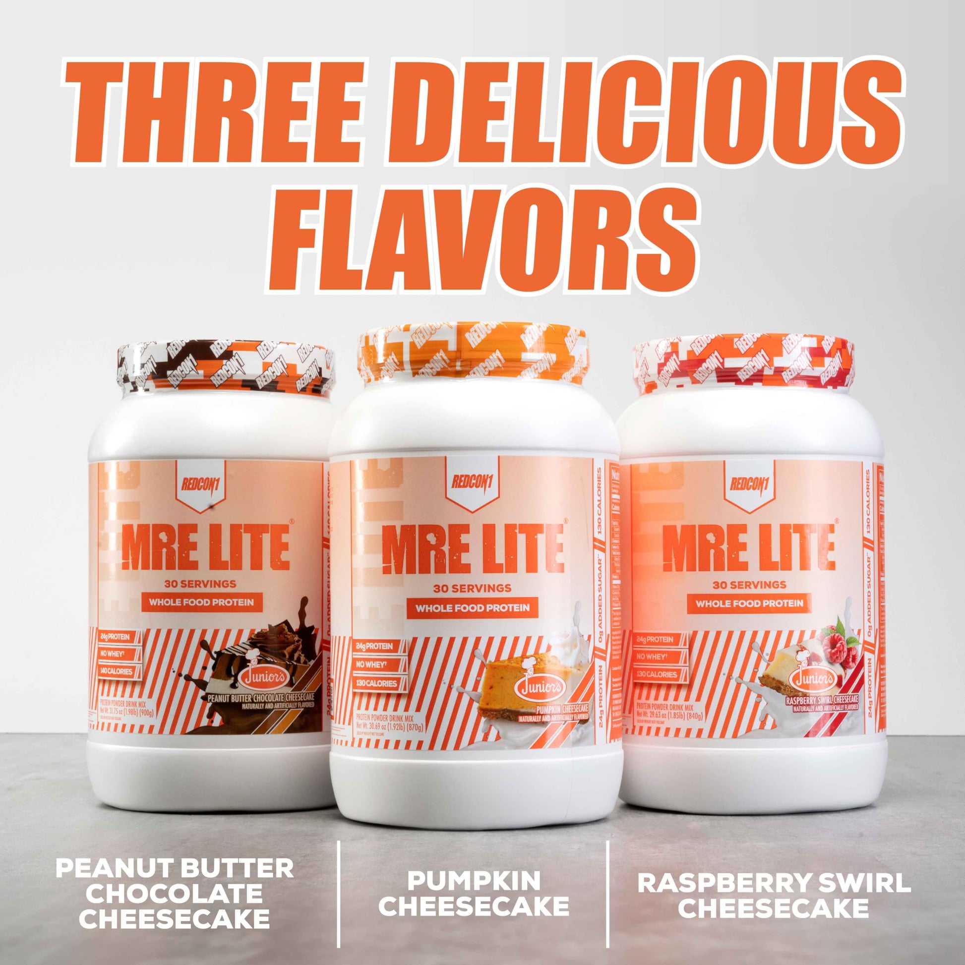 REDCON1 MRE Lite Whole Food Protein Powder, Juniors, Pumpkin Cheesecake - Low Carb REDCON1 Au supplements