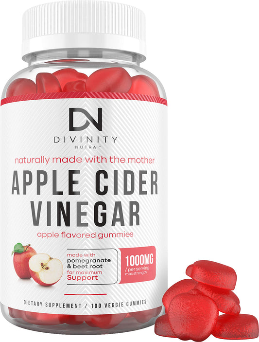 Apple Cider Vinegar Gummies for Weight Loss - Nutritional Supplement for Detox, Cleanse Divinity NutraAU supplements