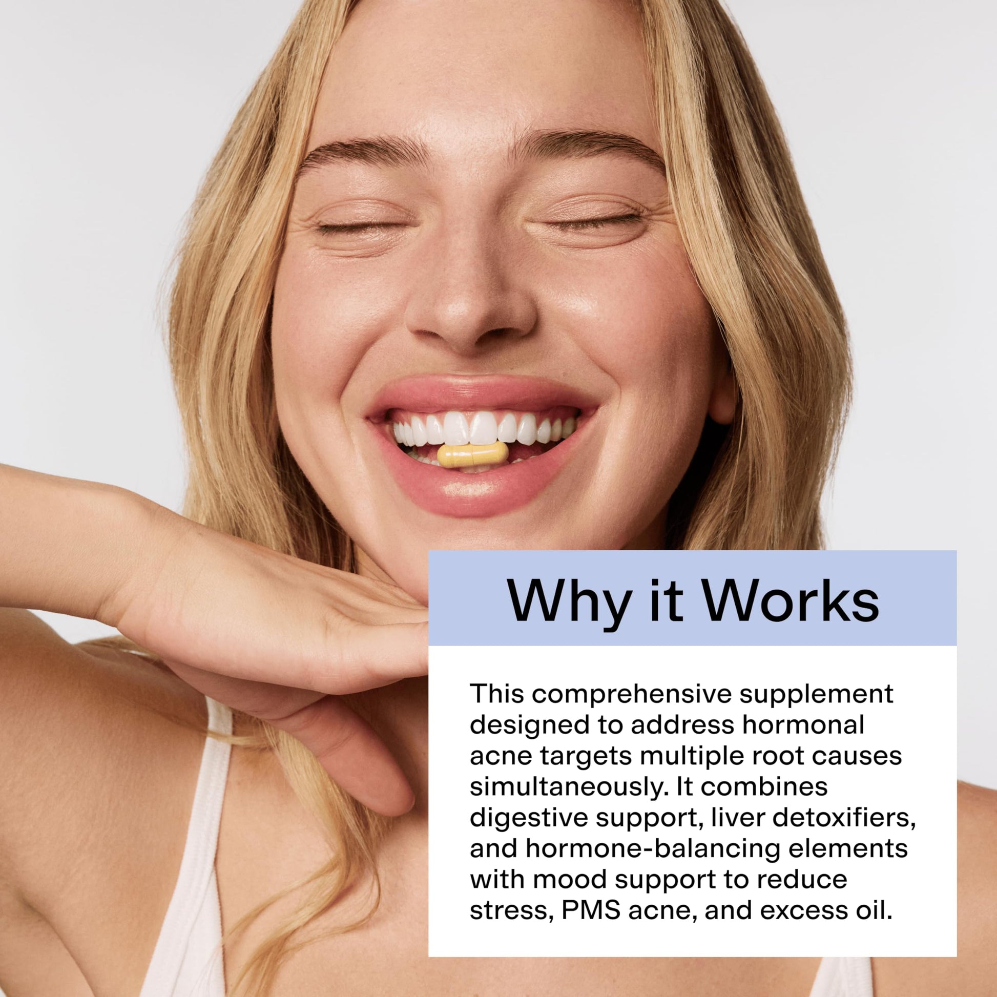 CLEARSTEM - MINDBODYSKIN Hormonal Acne Supplement (5-HTP) - Natural DIM Supplement - Skin Care Vitamins - Hormone Balance, Antioxidants - Gluten Free, Cruelty Free - 30 Servings, 90 Capsules CLEARSTEM Au supplements