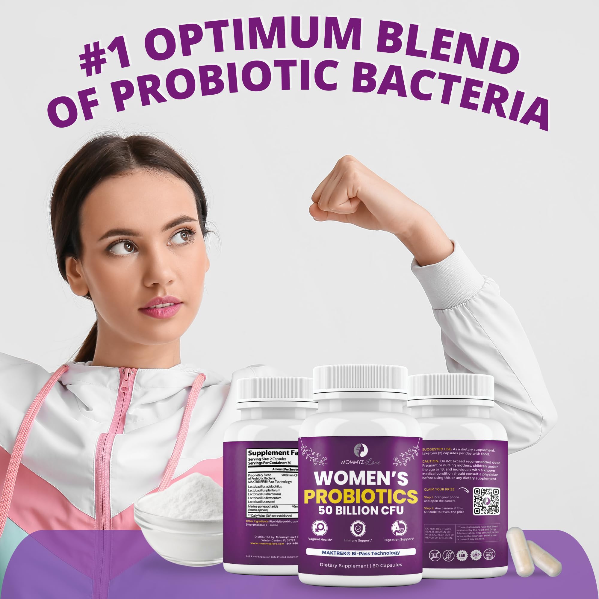 Probiotics for Women Digestive Health + Vaginal Probiotics for Vaginal Odor Control, Balanced PH Levels Mommyz Love Au supplements