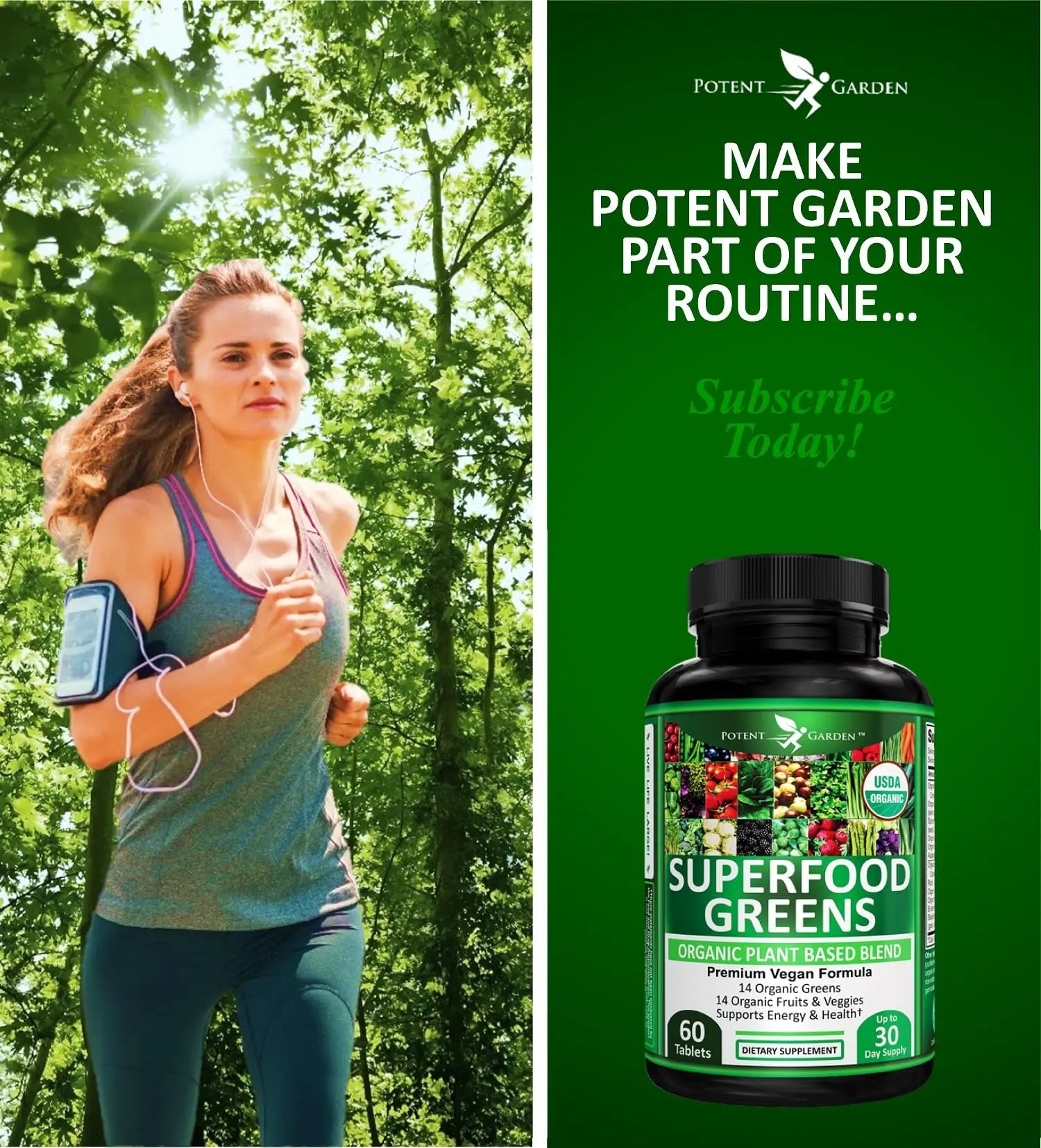 Potent Garden Daily Nutrition Bundle – Superfood Greens + Multivitamin Potent Garden Au supplements