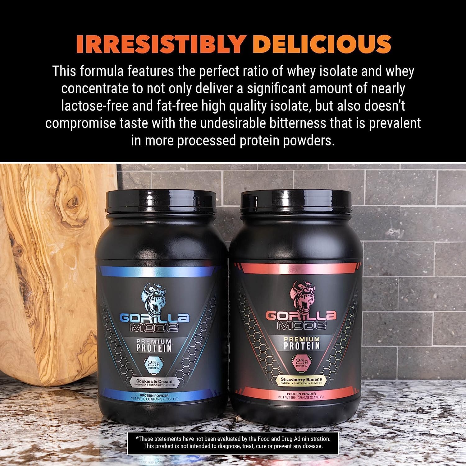Gorilla Mode Premium Whey Protein - Cinnamon Churro / 25 Grams of Whey Protein Isolate Gorilla Mind Au supplements