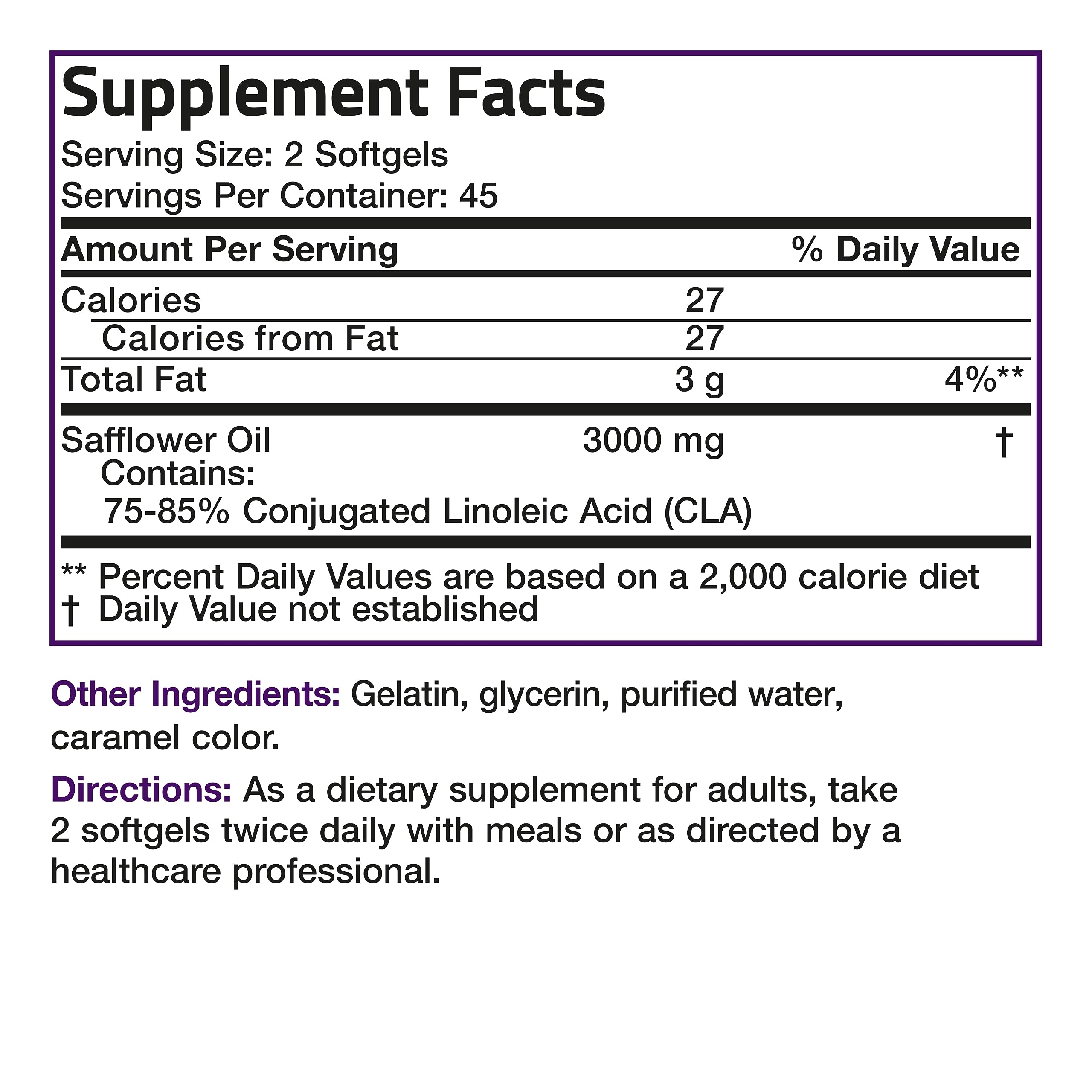 Bronson CLA 3000 Extra High Potency Supports Healthy Weight Managem Bronson Au supplements