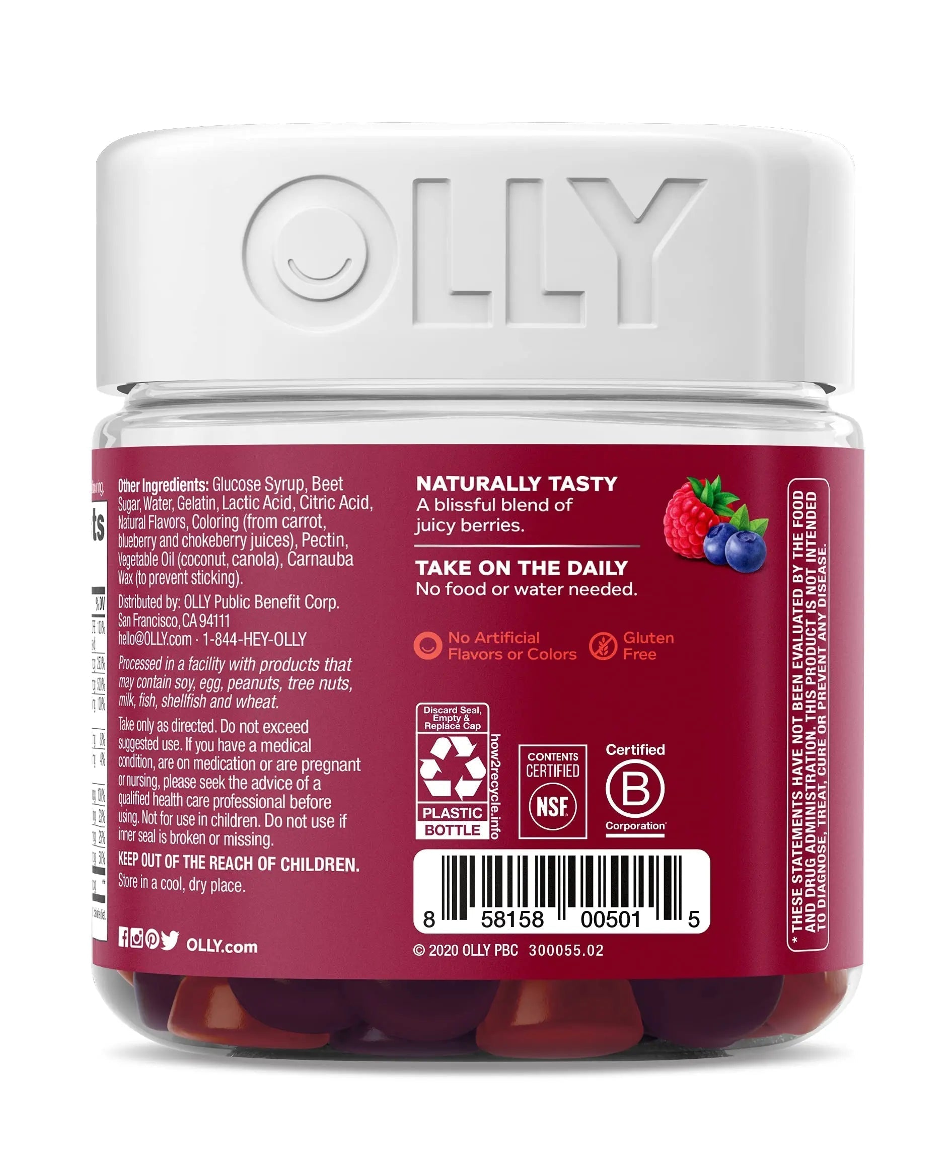 OLLY Gift, Family 2 Pack: Women's Multivitamin Gummy (90 Count), Kids Multivitamin + Probiotic Gummy (70 Count), Vitamins A, D, C, E, B, Chewable Supplement OLLY Au supplements