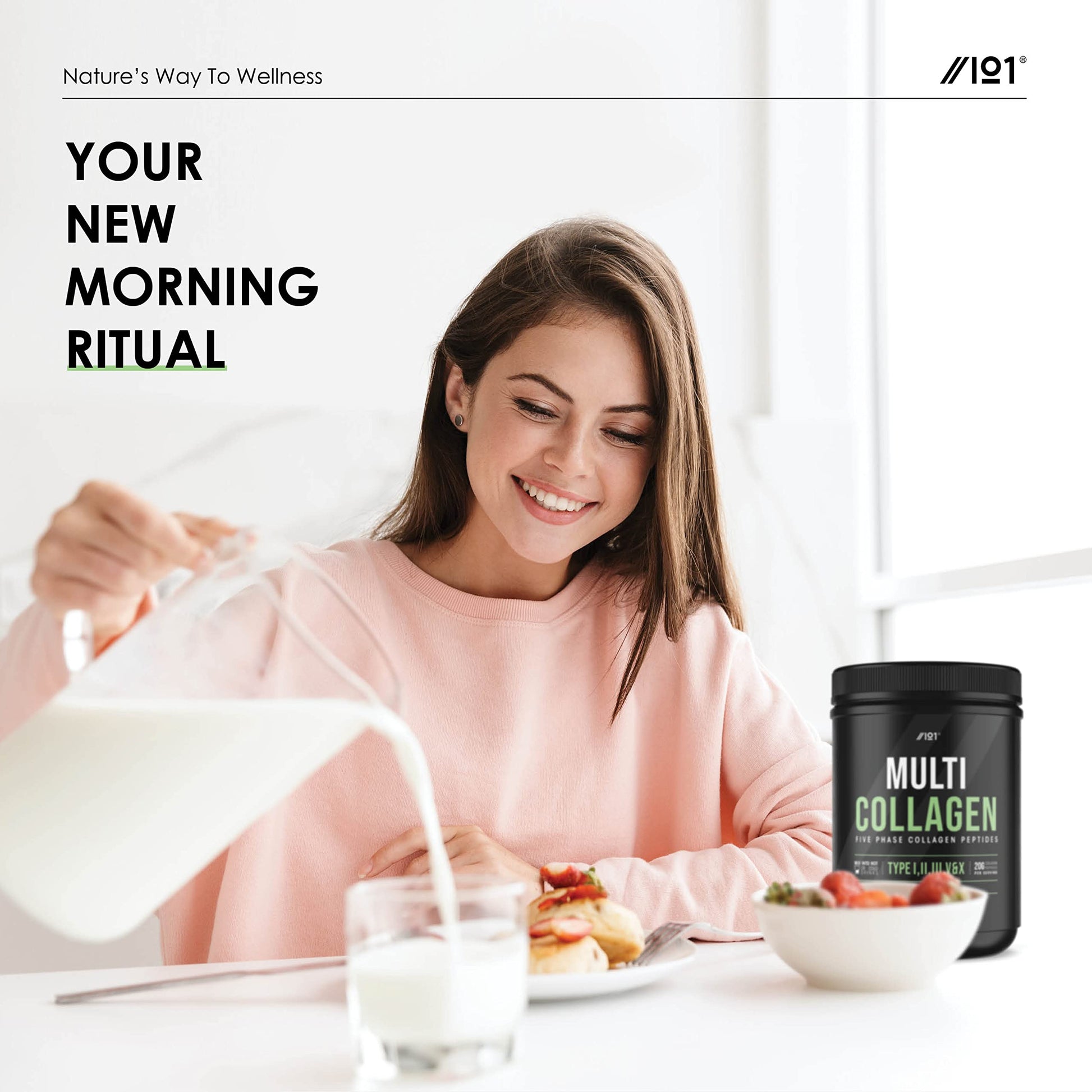 Multi Collagen Protein Powder (400g) - Types I, II, III, V & X - Hydrolyzed Grass Fed Bovine, Wild Caught Fish ALPHA01 Au supplements