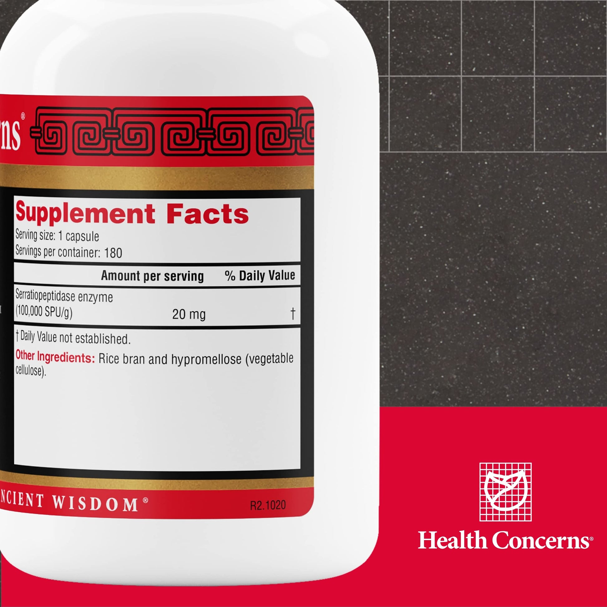 Health Concerns Serramend – Immune Defense Support Supplement – Serrapeptase Proteolytic Enzyme – Blood Circulation – Chinese Herbal Supplement for Men & Women – 180 Capsules Health Concerns Au supplements