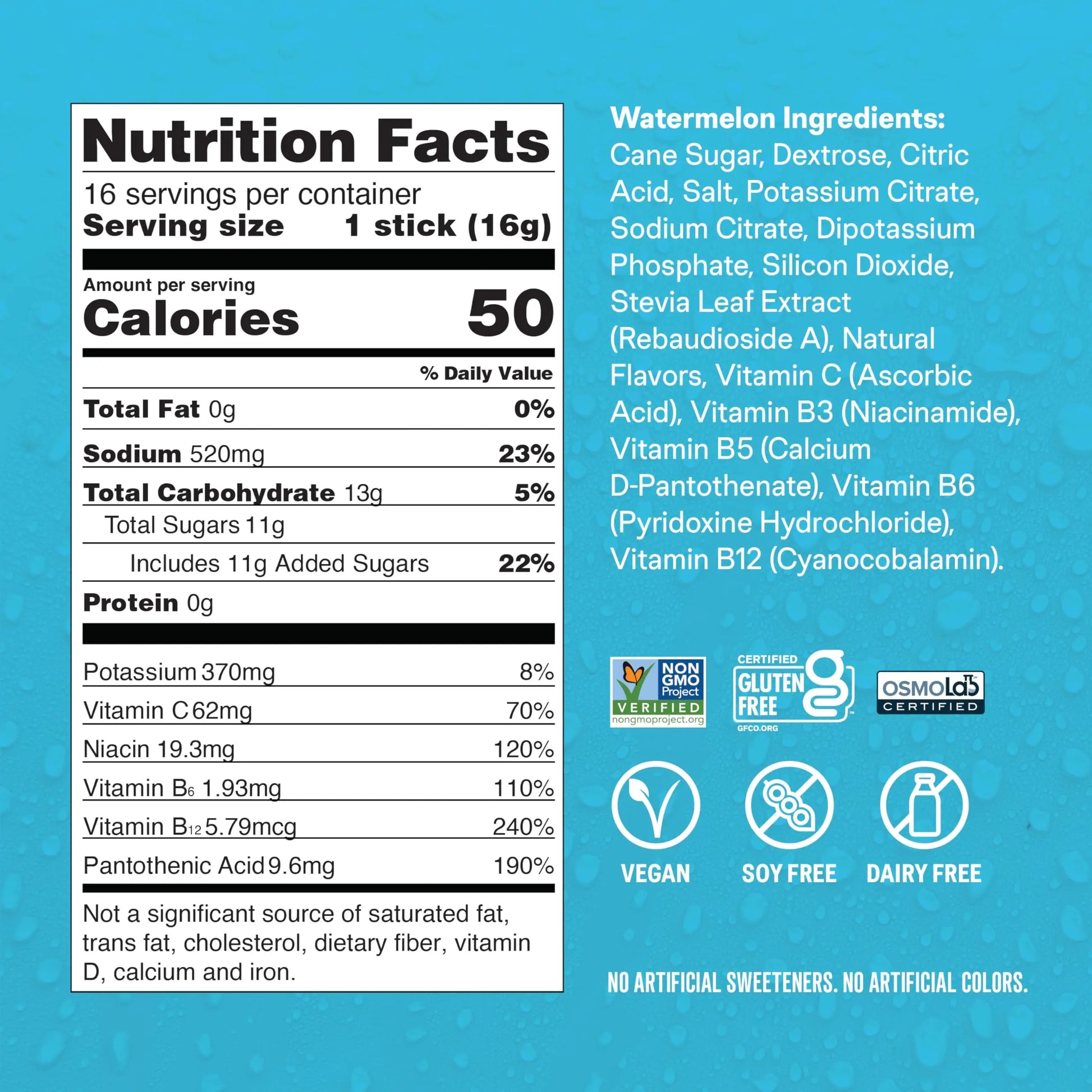 Liquid I.V.® Hydration Multiplier - Watermelon | Electrolyte Powder Drink Mix | 3 Pack (48 Servings) Liquid I.V. Au supplements