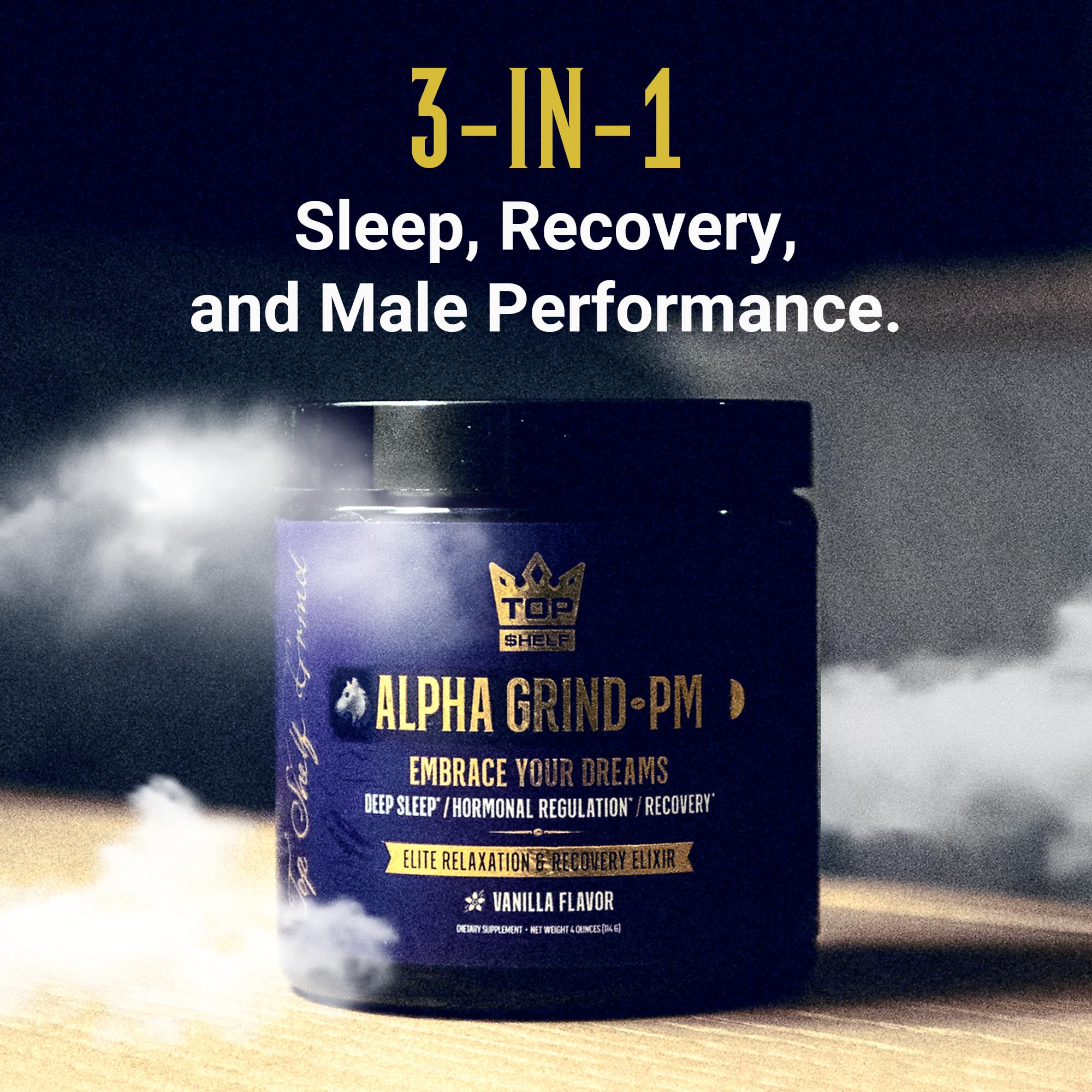 Advanced Sleep Supplement for Men, Nootropic Night Time Burner & Anabolic Recovery Join Top Shelf Grind Au supplements