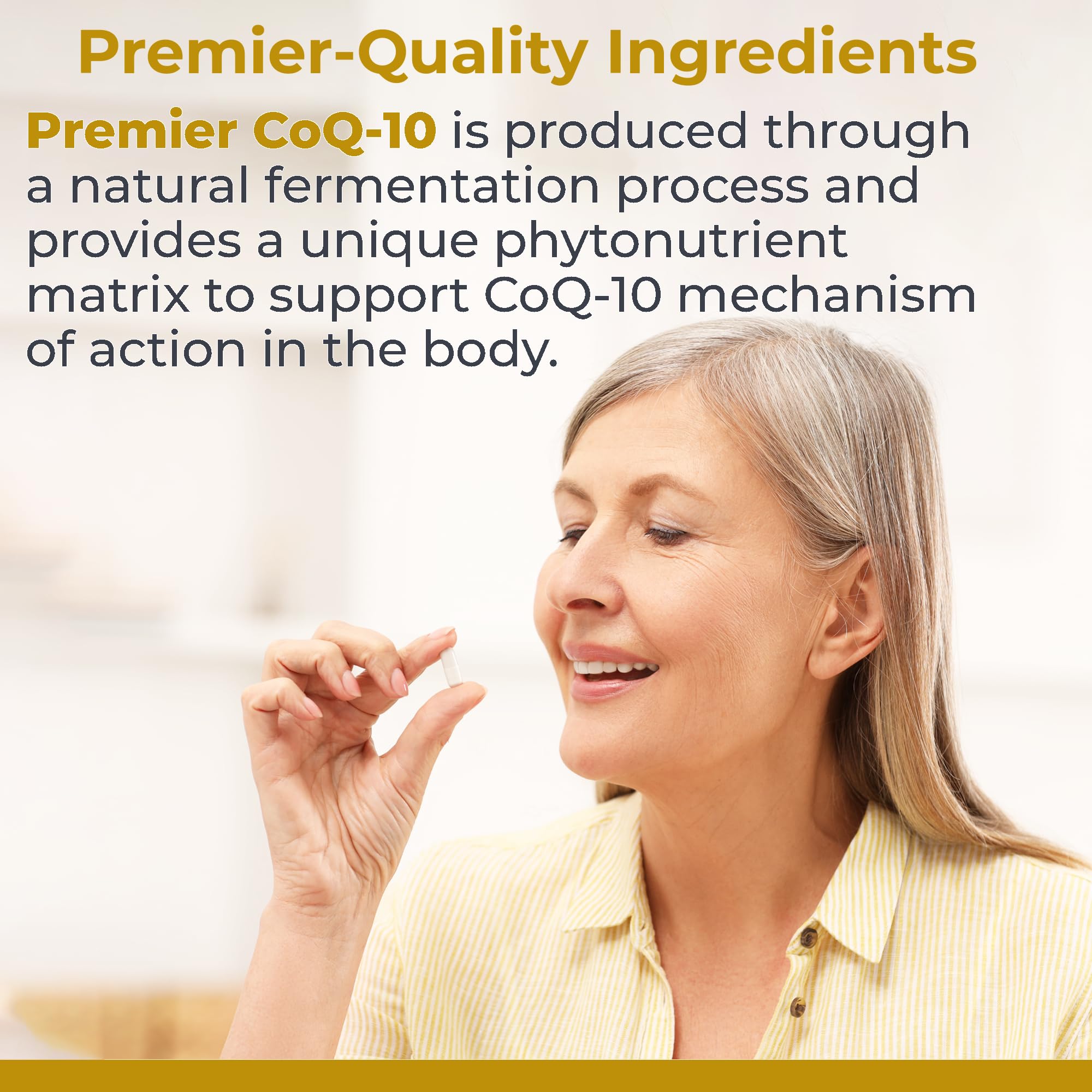 Premier Research Labs CoQ10 - Coenzyme Q10, Co Q 10 Supplement, 100mg Capsules, Ubiquinol Co Enzyme Q-10 with Red Algae & MCT Oil - 60 Vegetarian Capsules Premier Research Labs Au supplements