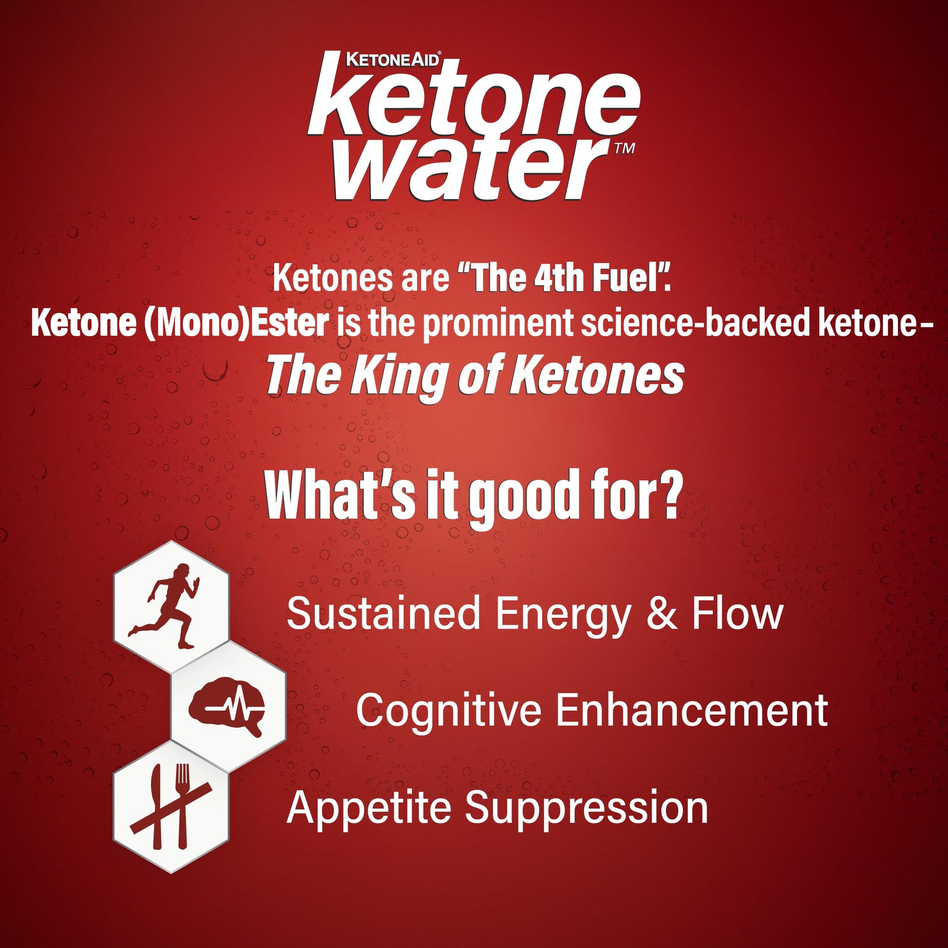 KetoneWater | Functional Sparkling Water w/Ketone Ester (3 Grams) | Black Cherry Flavor KetoneAid Au supplements