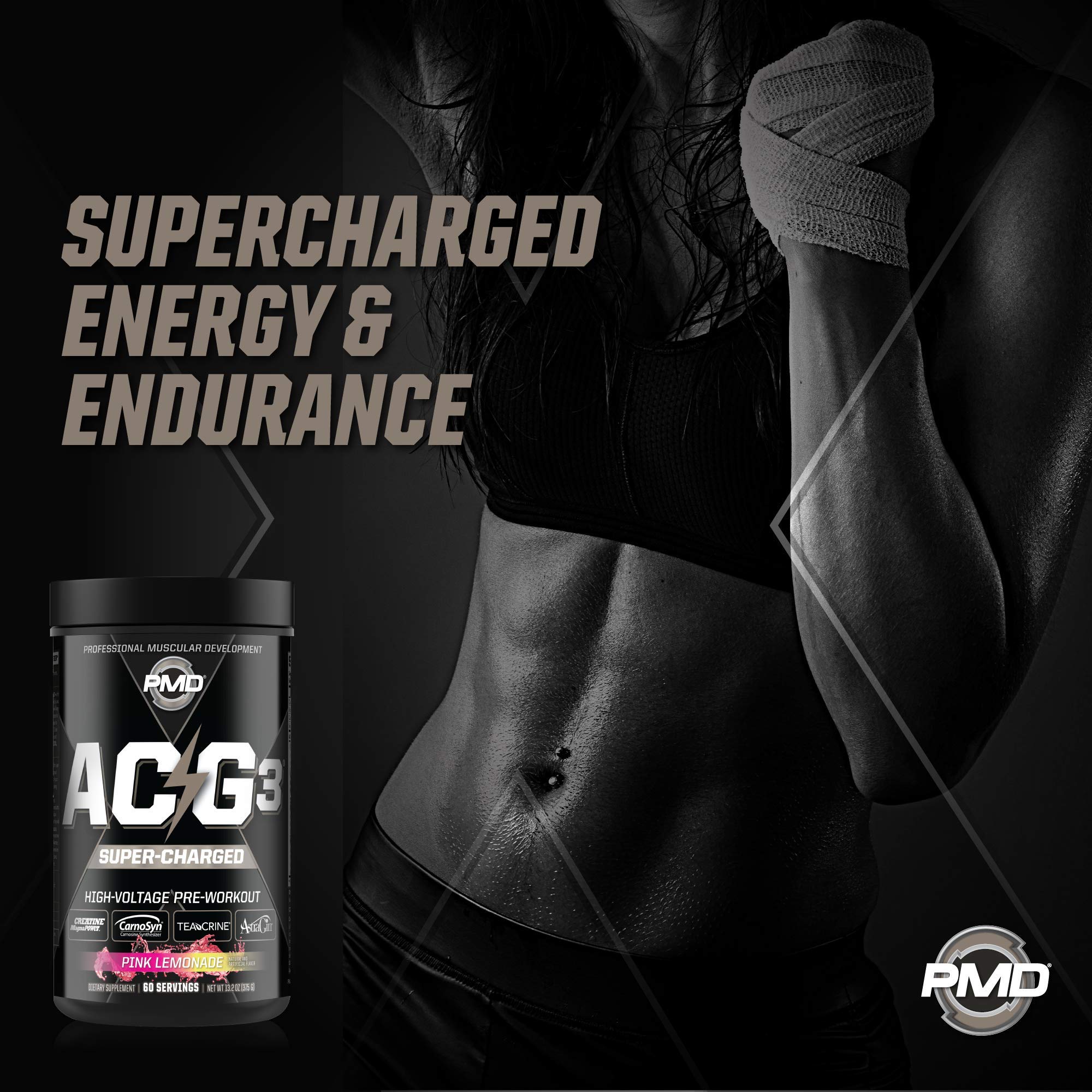 PMD Sports ACG3 Supercharged - Pre Workout - Powerful Strength, High Energy, Maximize PMD Au supplements