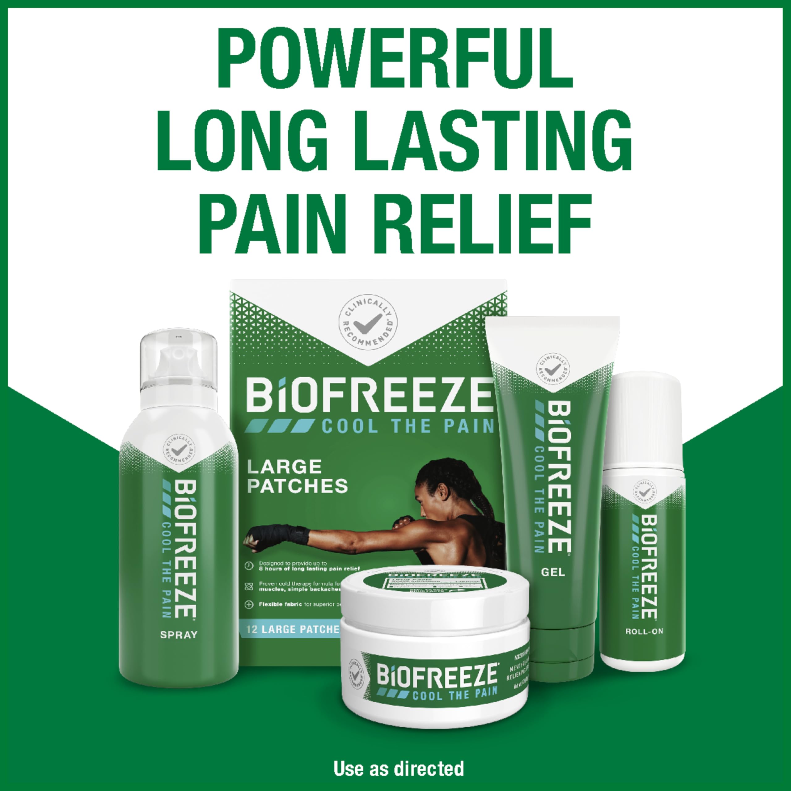 Biofreeze Roll-On Pain-Relieving Gel 3 FL OZ, Colorless (Pack Of 12) Topical Pain Reliever For Muscles And Joints From Arthritis, Backache, Strains, Bruises, & Sprains Biofreeze Au supplements