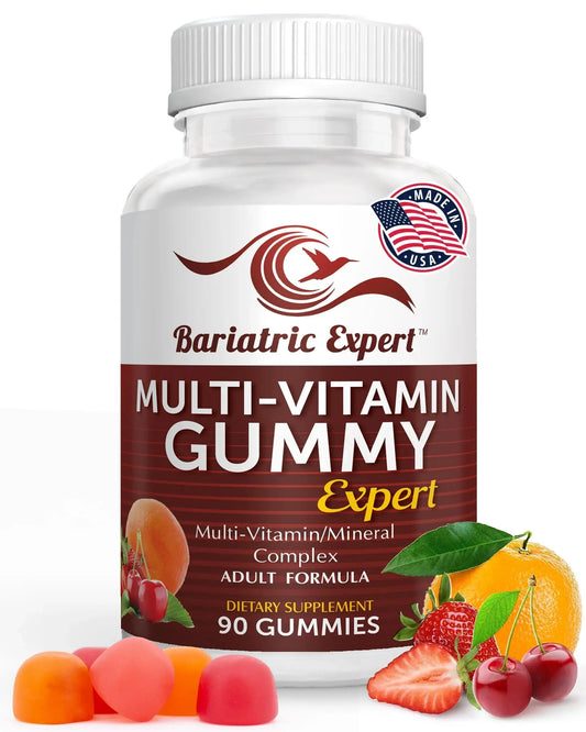 Bariatric Expert Multivitamin Gummies – Fast-Melting Dietary Supplement for Adults Post-Gastric Sleeve and Bypass, Nutritionist Recommended, 90 Count Bariatric Food ExpertAU supplements