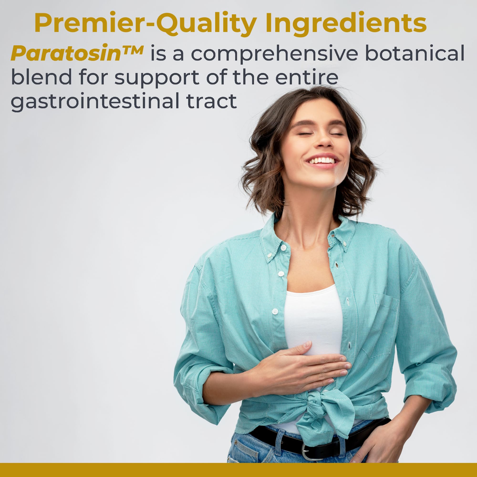 Premier Research Labs Paratosin - Gut Health Supplement, Reishi Mushroom Capsules, Hyssop Capsules, Wild Garlic Supplements, GI Support for Men & Women - 60 Vegetarian Capsules Premier Research Labs Au supplements