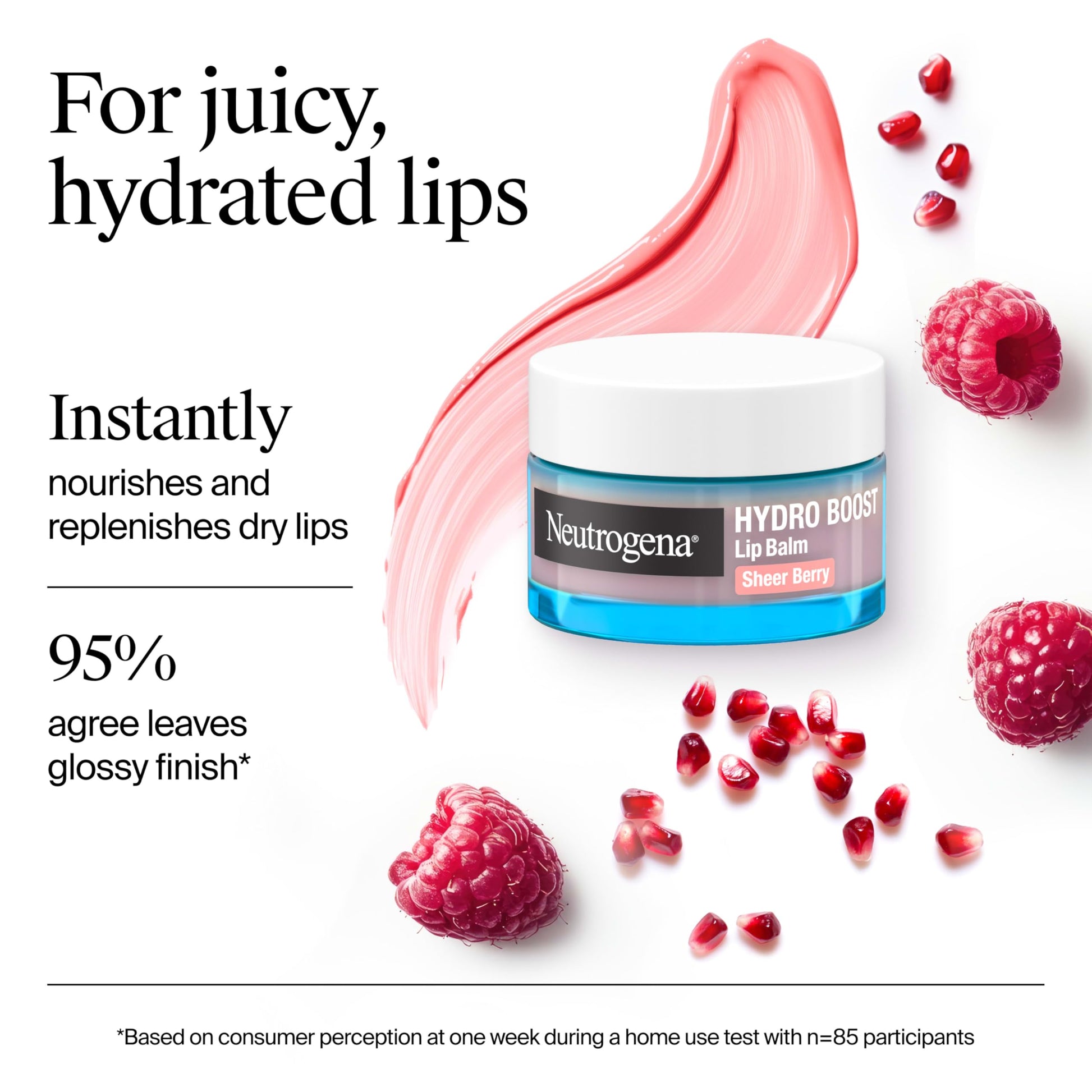 Neutrogena Hydro Boost Hyaluronic Acid Lip Balm, Nourishing Vitamin E Leaves Lips Feeling Hydrated, Sheer Pink Tinted Color with a Sweet Berry Flavor, Sheer Berry, 0.5 oz Neutrogena Au supplements