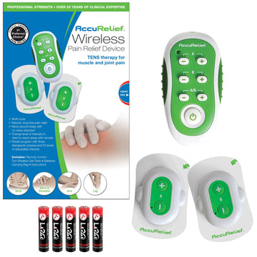 AccuRelief Wireless TENS Unit with Remote Control, TENS Pain Relief Device and Muscle Stimulator, for Back Pain, Neck Pain, Arm and Leg Pain AccuRelief Au supplements