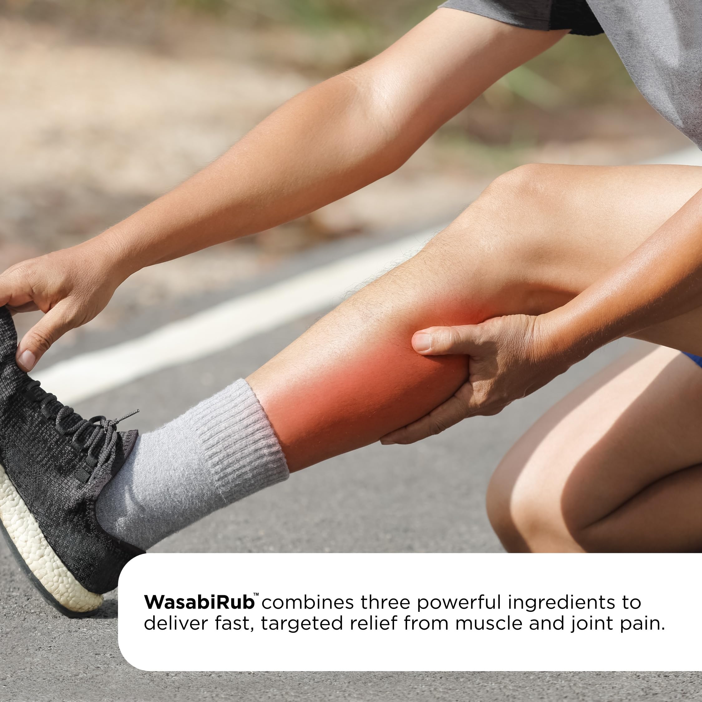 WasabiRub Sports Topical Pain Relief Gel - Joint & Muscle Care - Lightweight Fast-Absorbing Gel for Everyday Movement SportPharm Au supplements