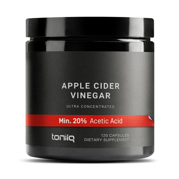 Toniiq 20% Acetic Acid Ultra High Strength Non-GMO Apple Cider Vinegar Capsules Toniiq Au supplements